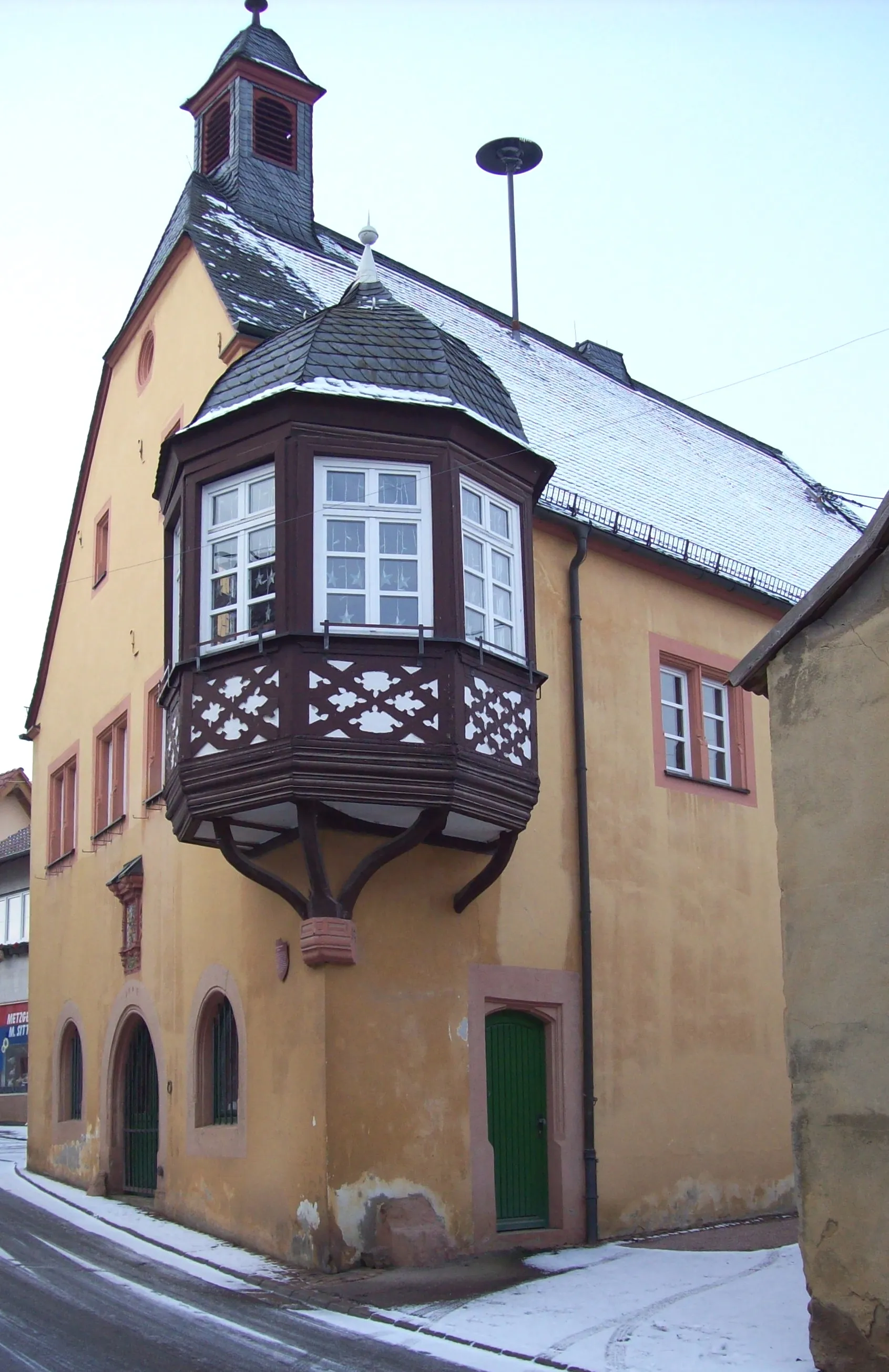 Photo showing: Historisches Rathaus von 1603 in Frei-Laubersheim, Rheinland-Pfalz, Deutschland,