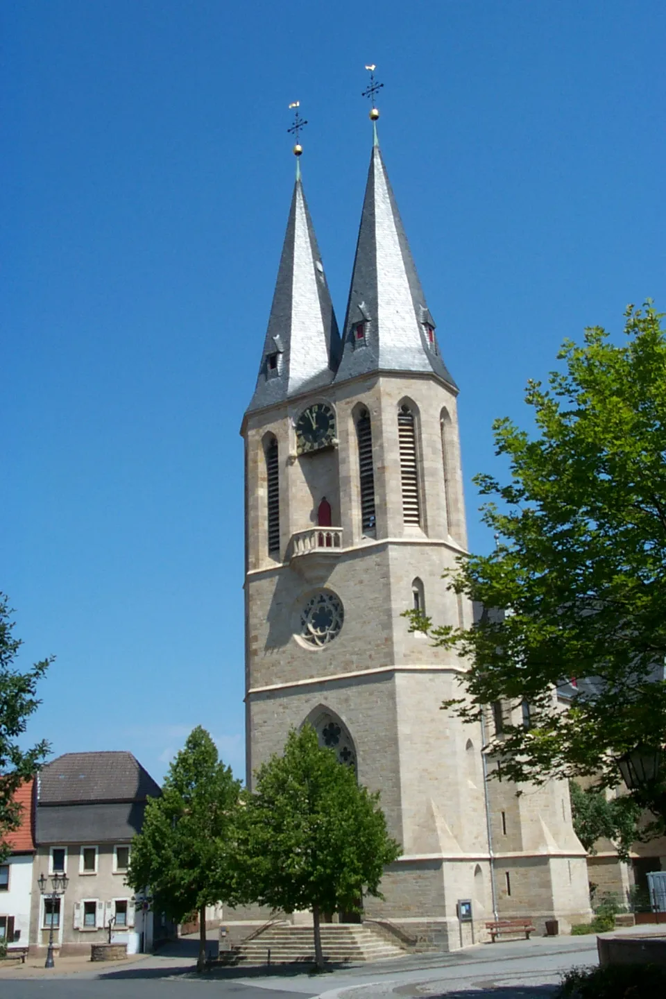 Photo showing: Ev. Kirche Flonheim
