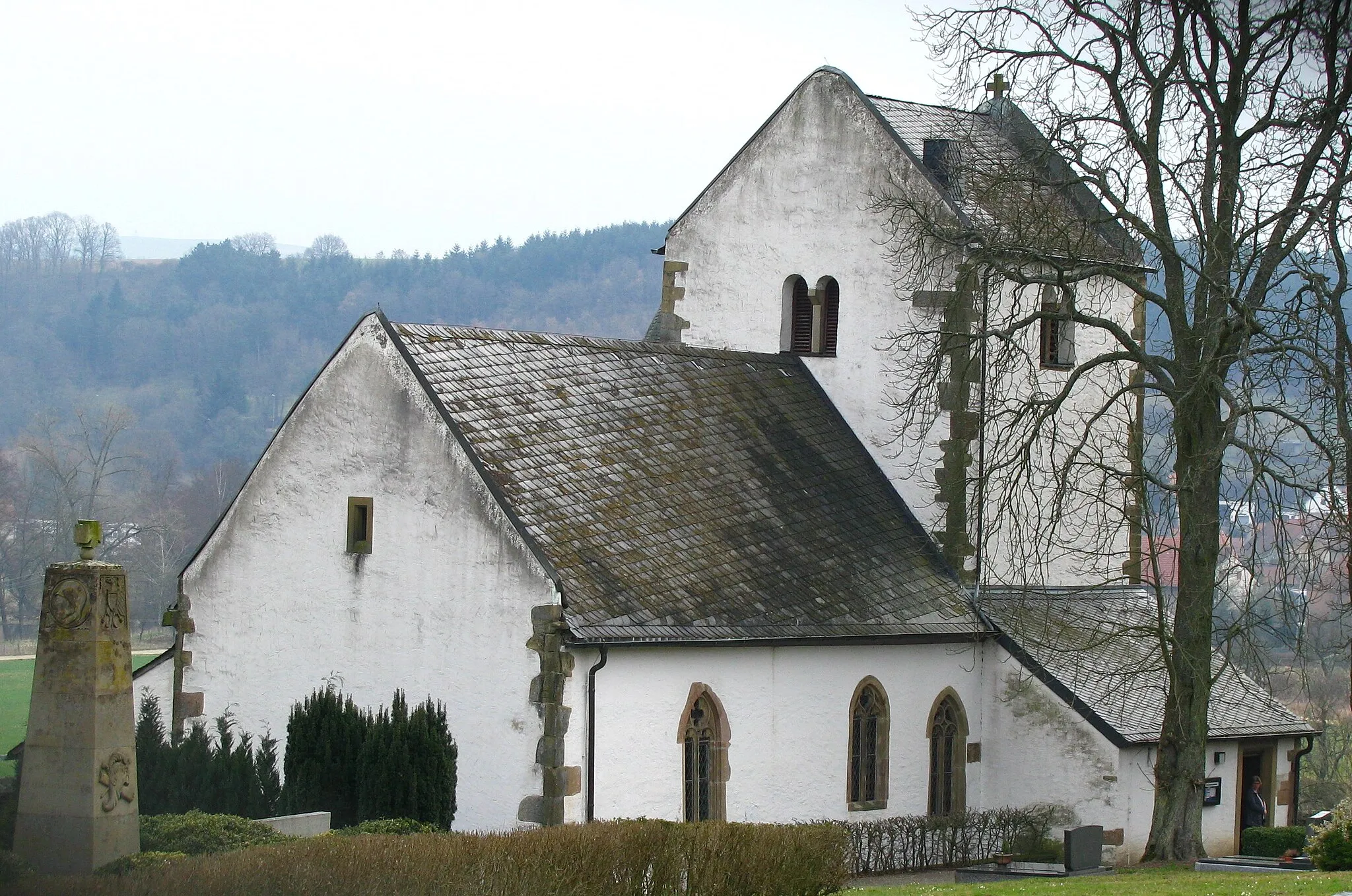 Photo showing: Hirsauer Kirche bei Offenbach-Hundheim