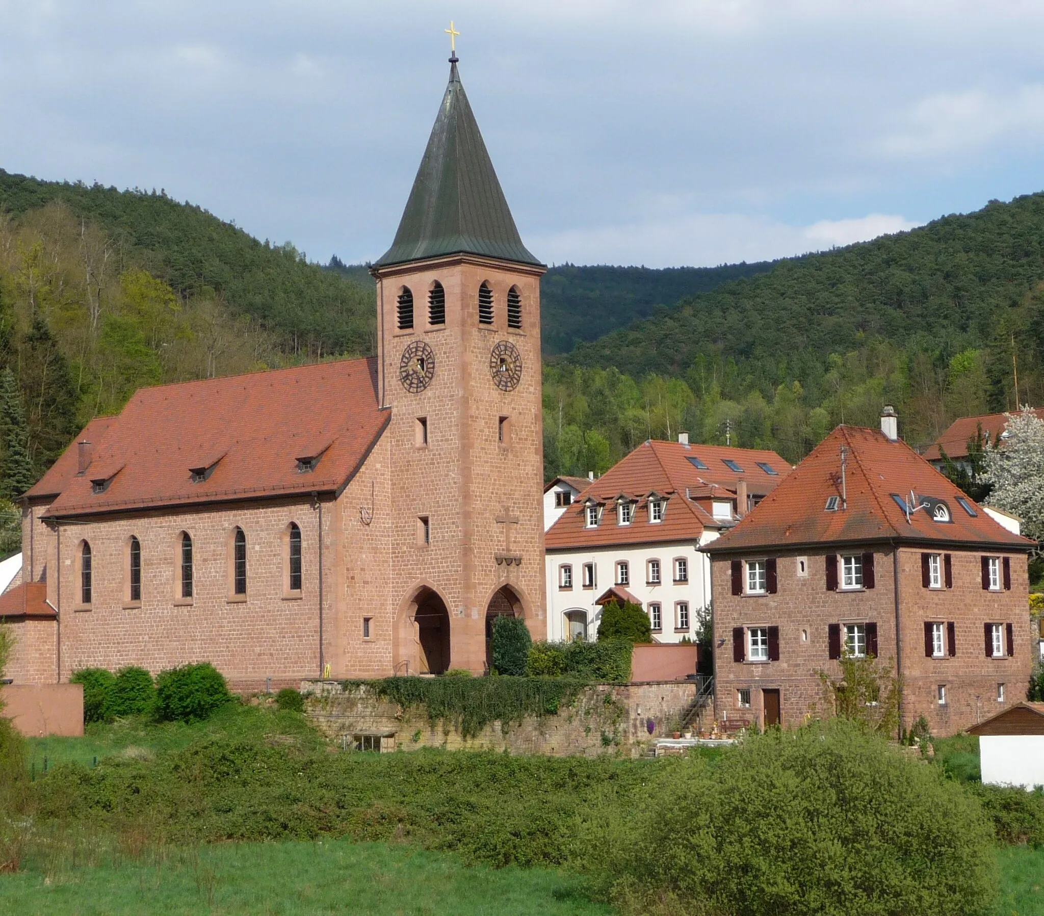 Photo showing: katholische Pfarrkirche St. Maria Immaculata (die Unbefleckte; wovon auch immer)