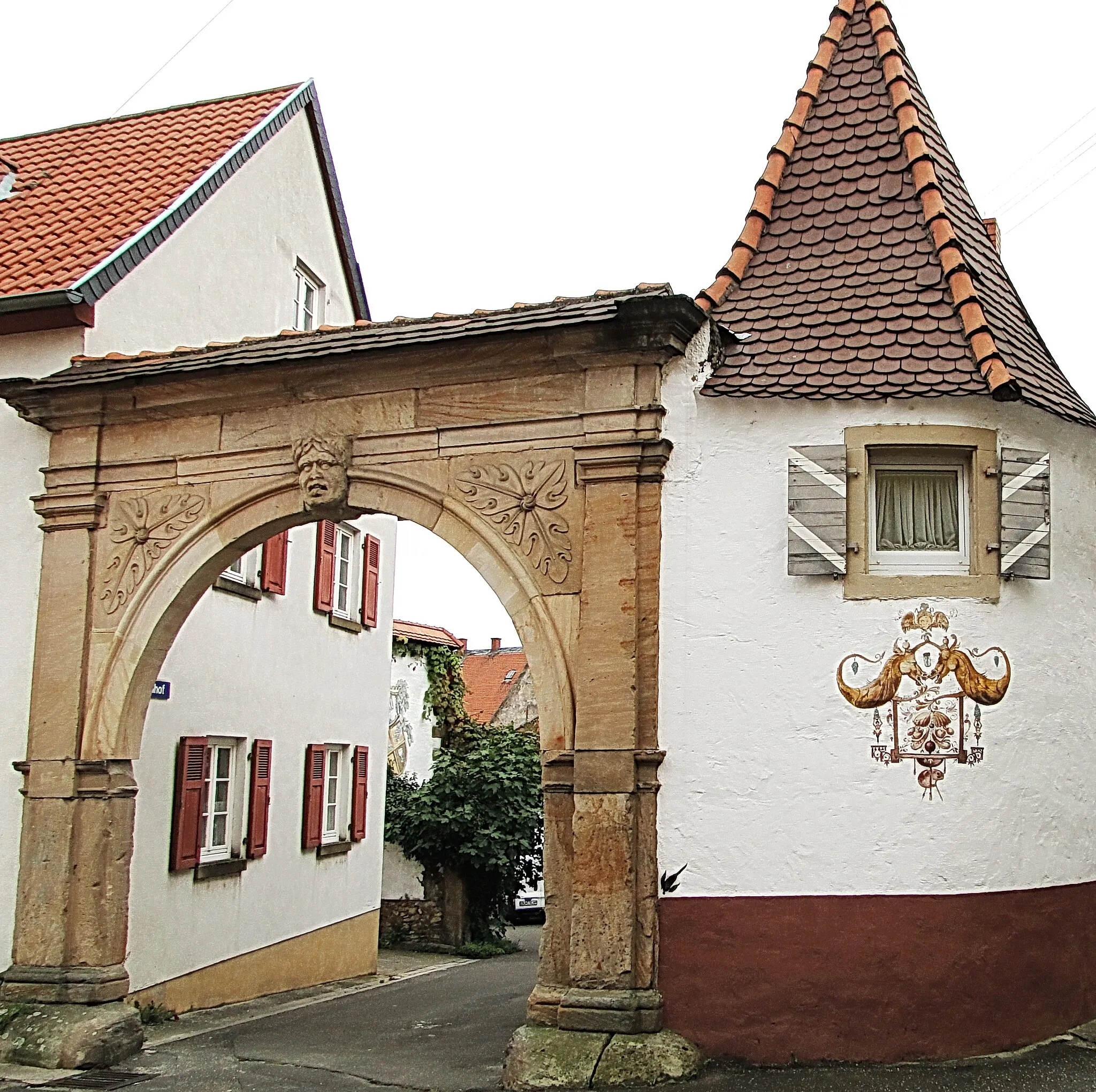 Photo showing: "Am Pfaffentor", the former studio of the German painter Werner Holz in Herxheim am Berg (Palatinate, Germany)