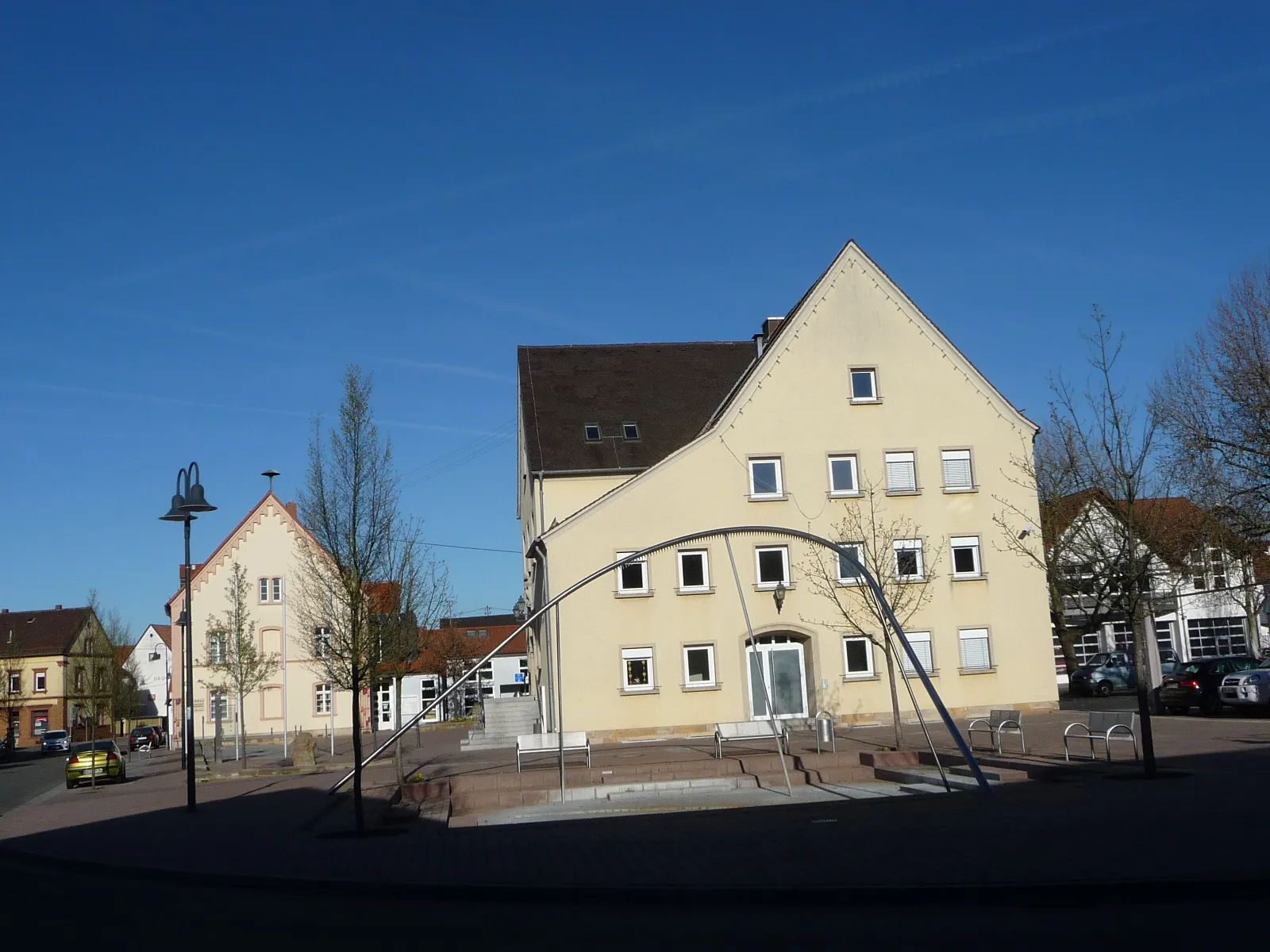 Photo showing: townhalls  of Lingenfeld (Rhineland-Palatinate), Germany