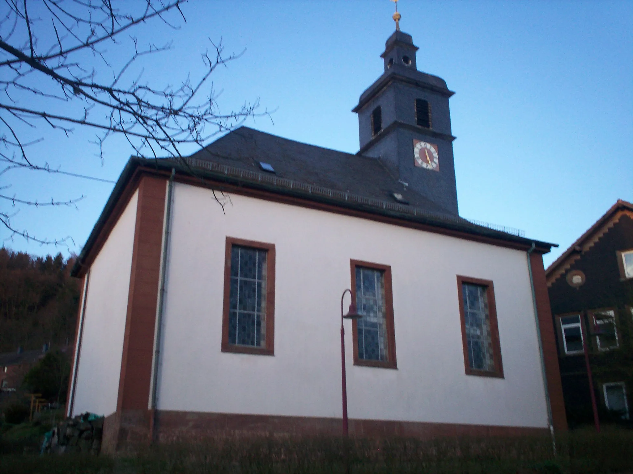 Photo showing: Die Protestantische Pfarrkirche von Lambsborn.