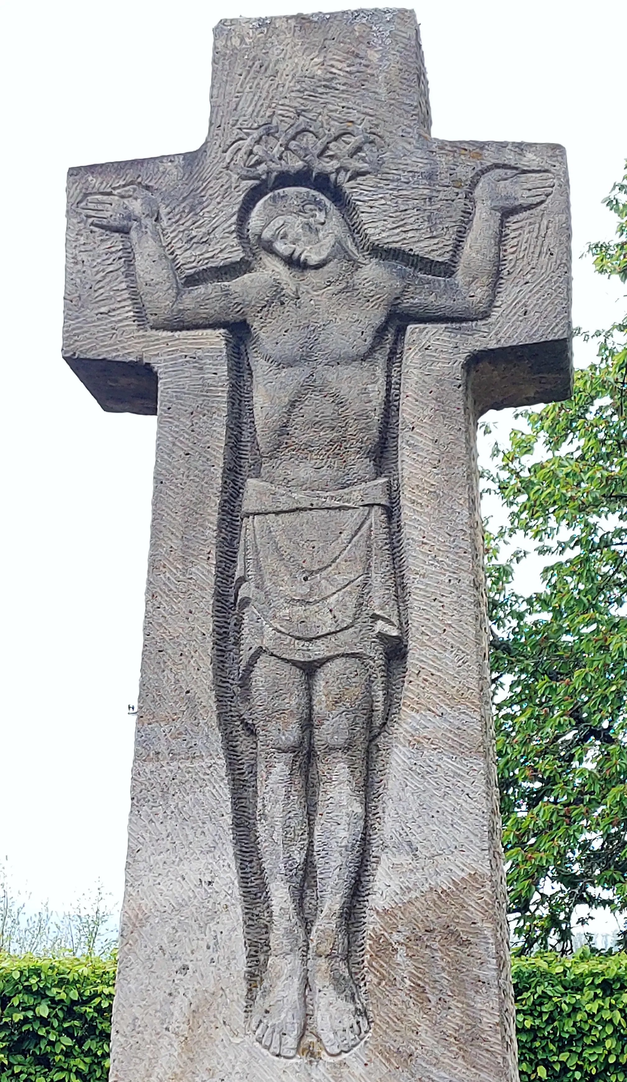 Photo showing: Croix de cimetière à Schweighofen