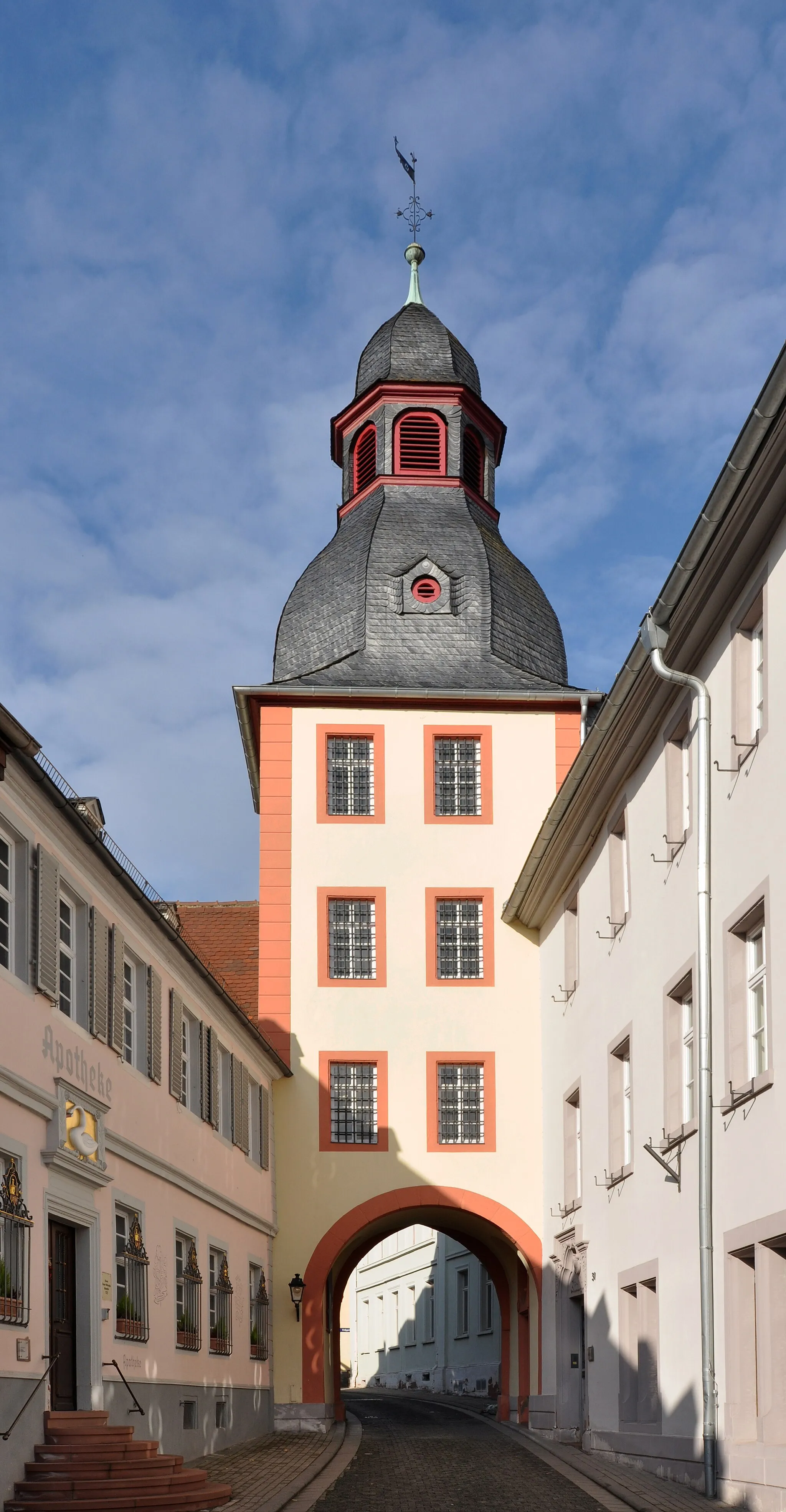 Photo showing: Kirchheimbolanden, upper town gate tower