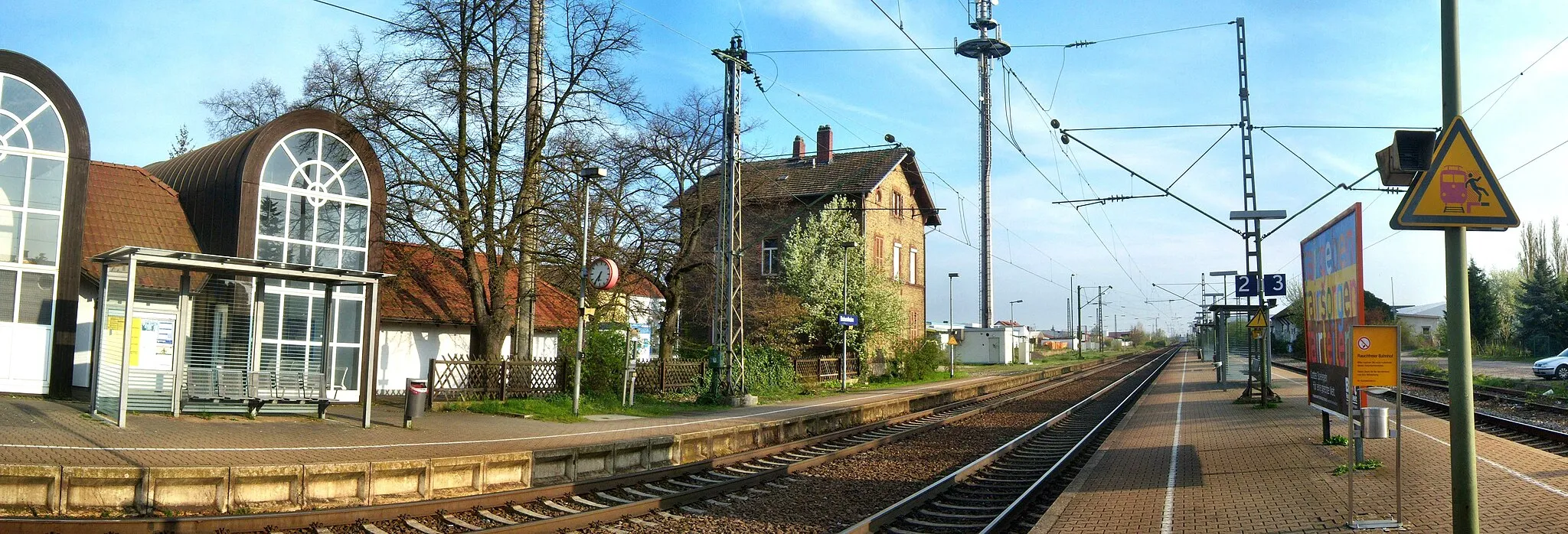 Photo showing: Der Bobenheim-Roxheimer Bahnhof in Rheinhessen (Deutschland)