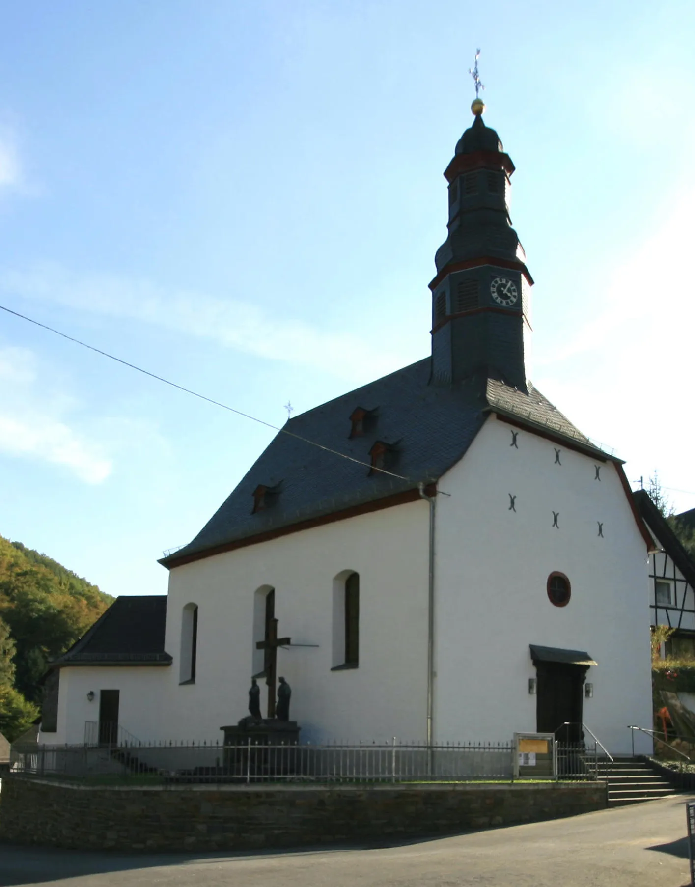 Photo showing: Kath. Pfarrkirche St. Anna in Sauerthal, Rhein-Lahn-Kreis. 1748.