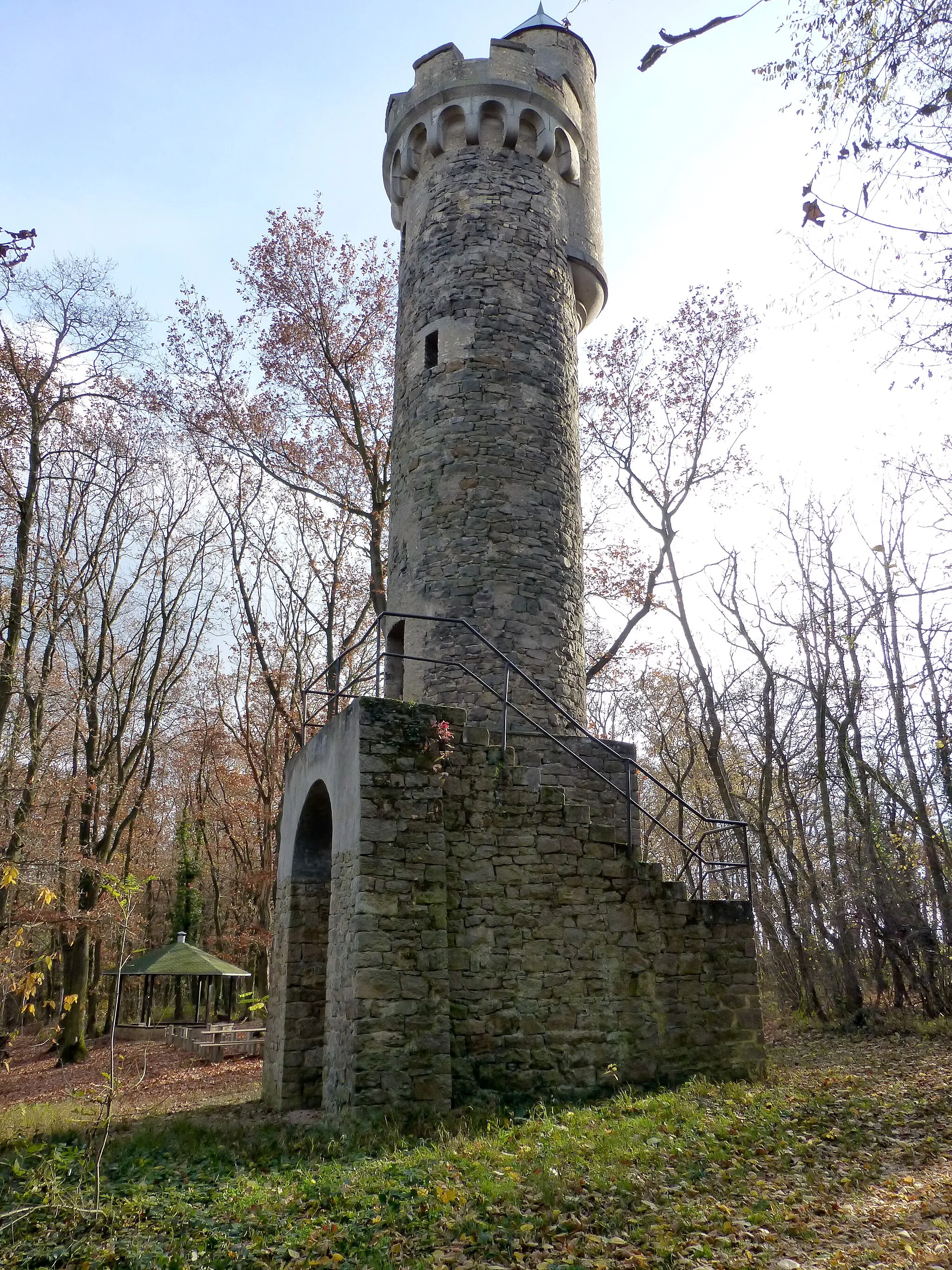 Photo showing: Aussichtsturm Auf der Hemm - Treppenaufgang