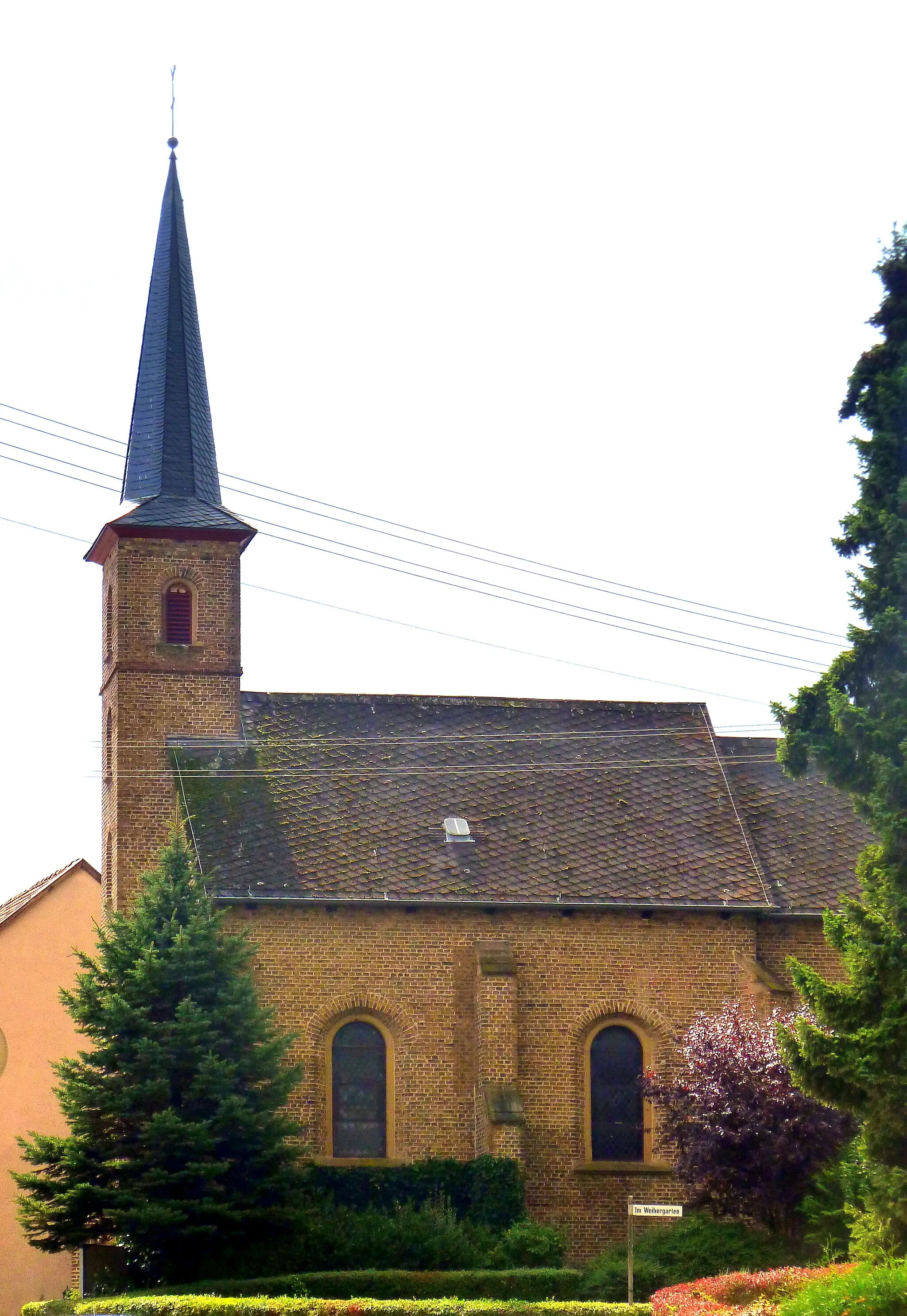 Photo showing: Kath. Kirche Hüffelsheim