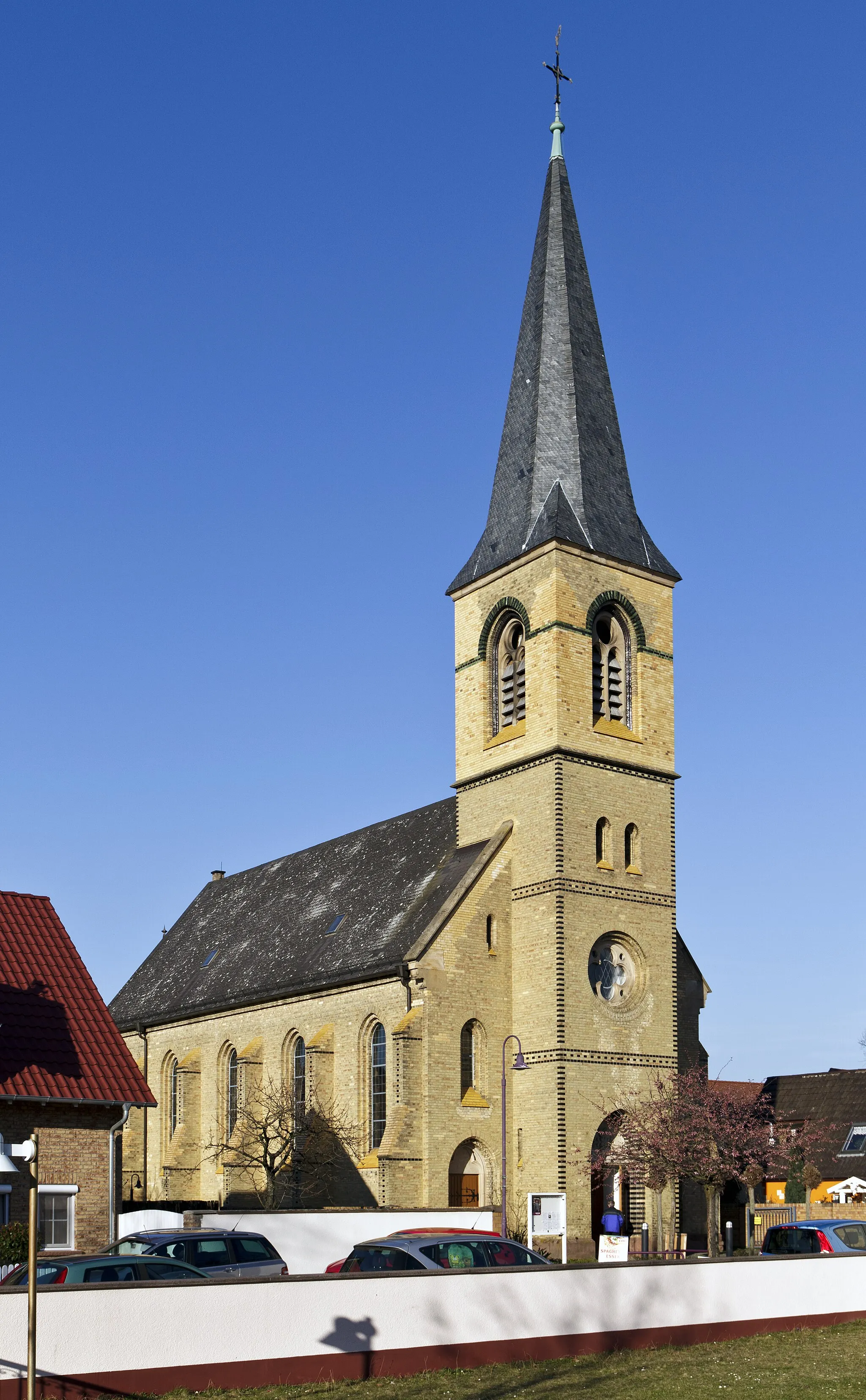 Photo showing: Römerberg (Pfalz), Gemeindeteil Mechtersheim, katholische St. Laurentius Kirche