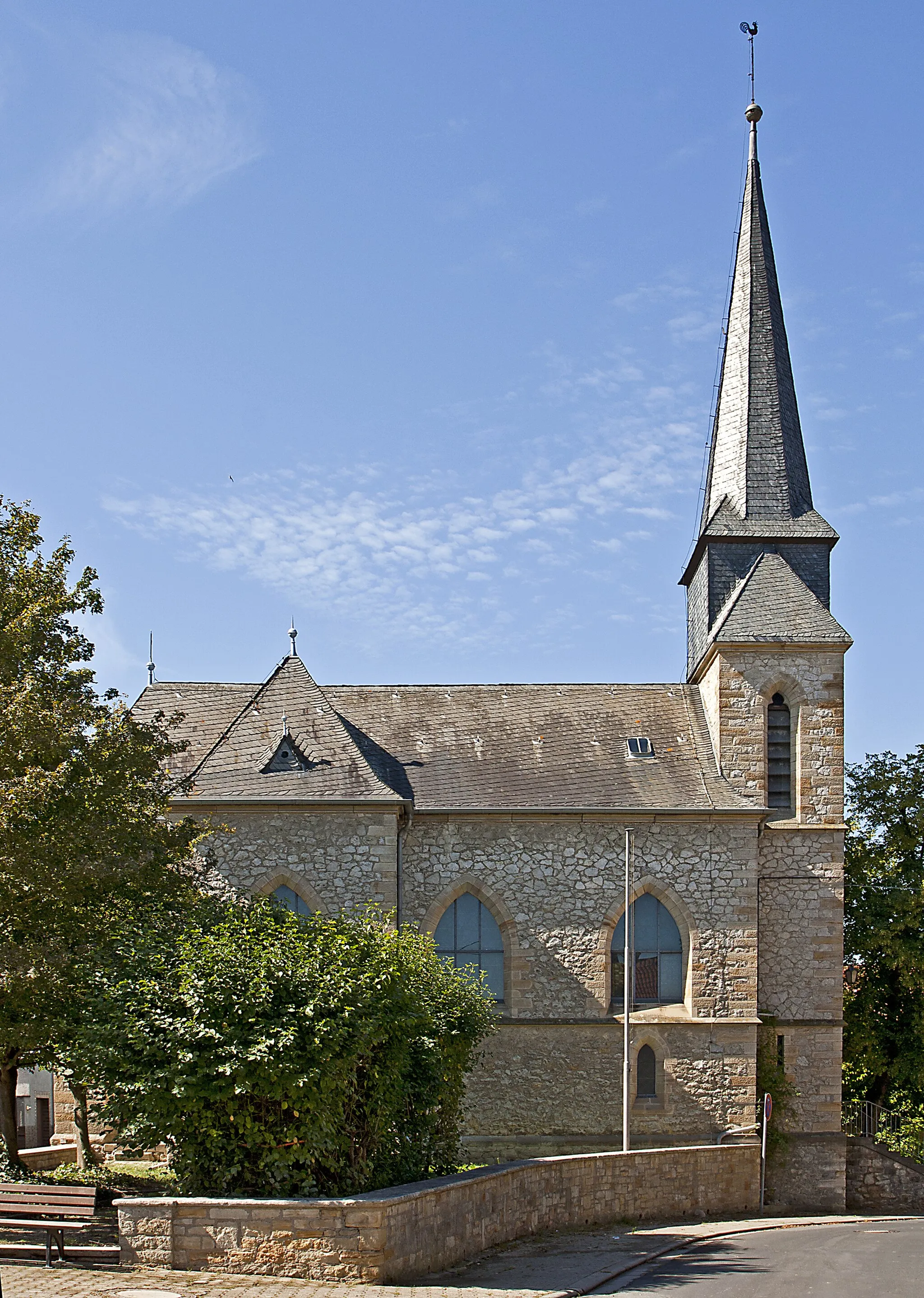 Photo showing: Friesenheim (Rheinhessen), Evangelische Kirche