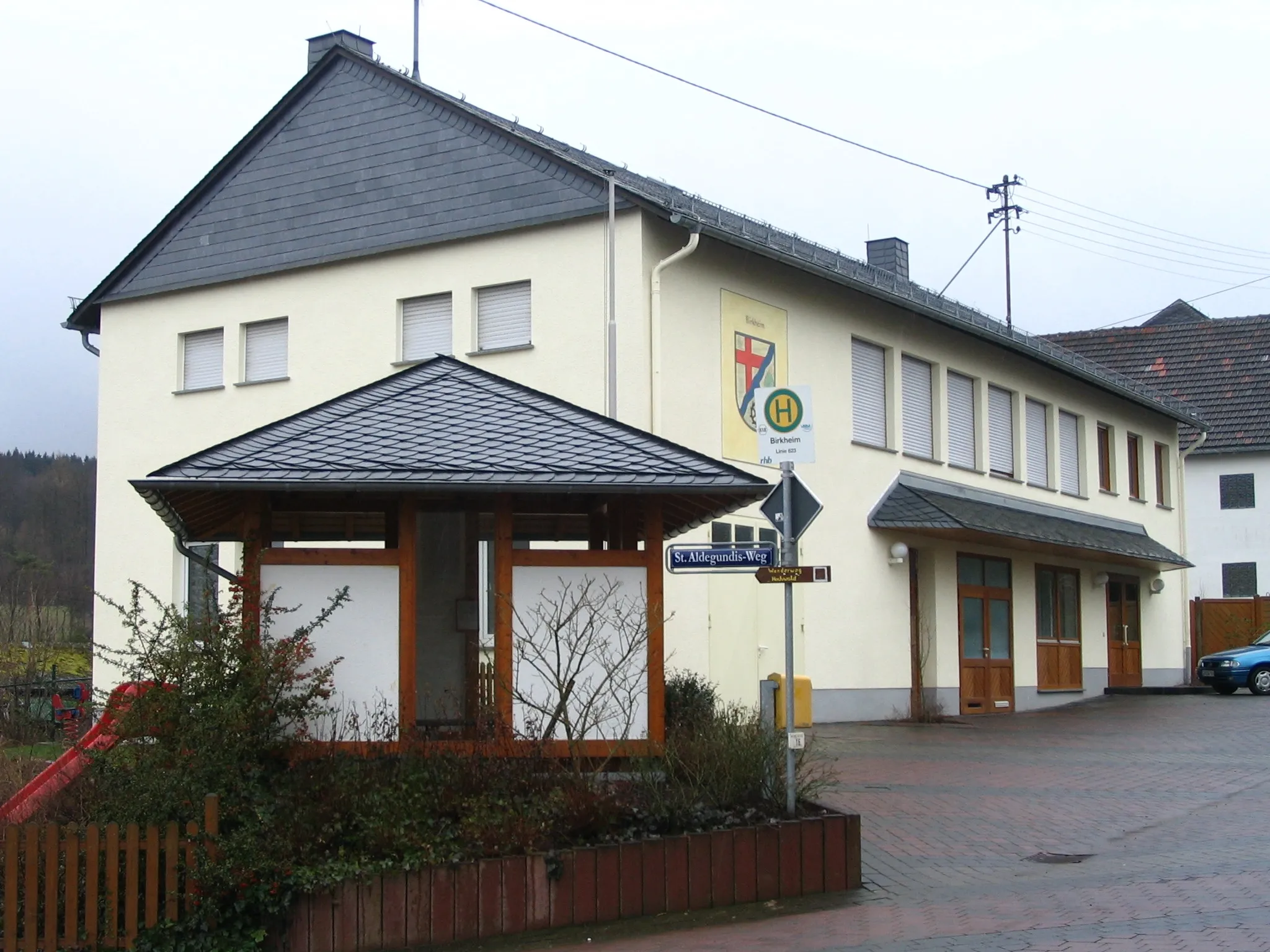Photo showing: Gemeindehaus von Birkheim im Hunsrück