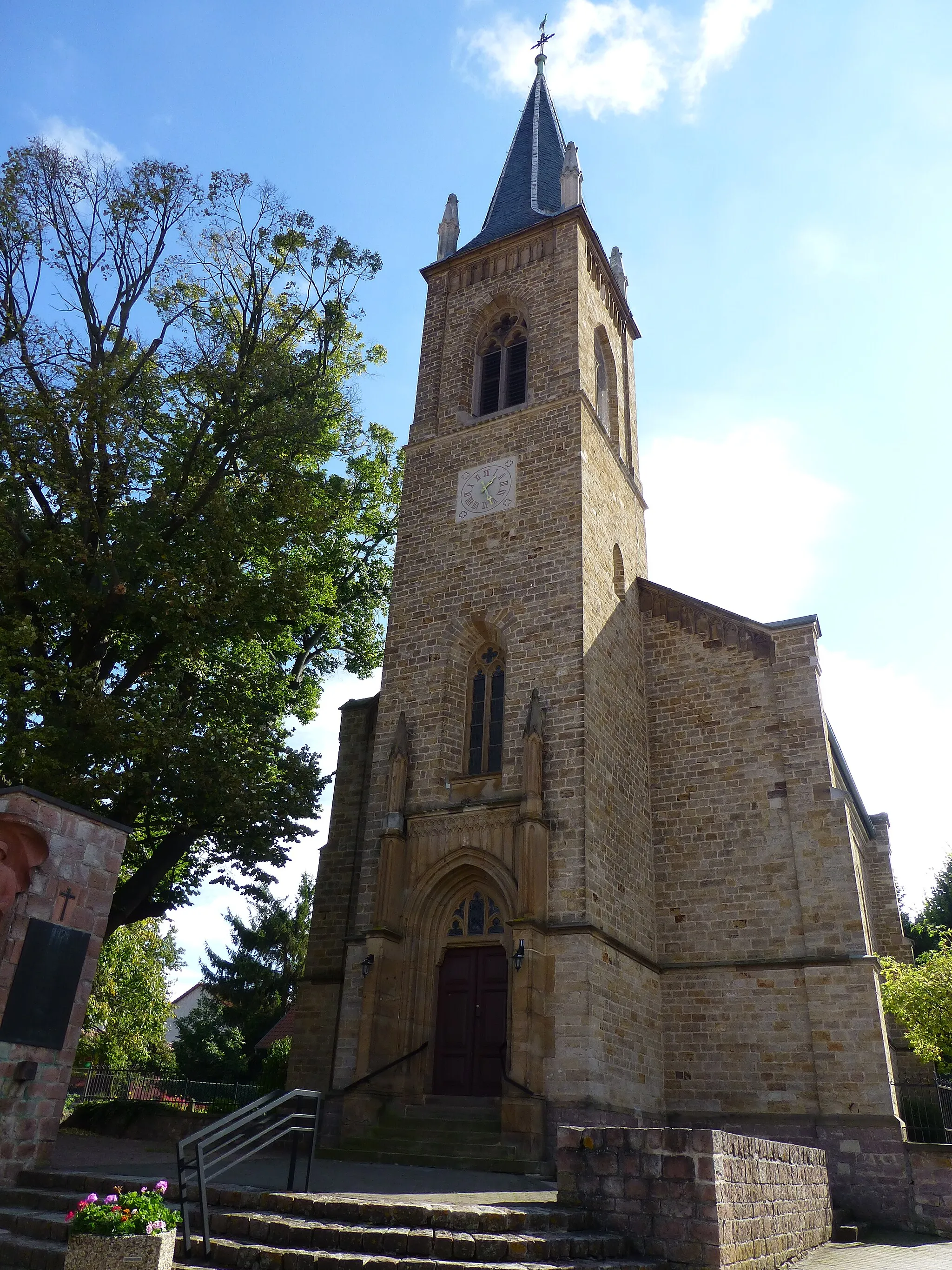 Photo showing: Gumbsheim – Ev. Kirche