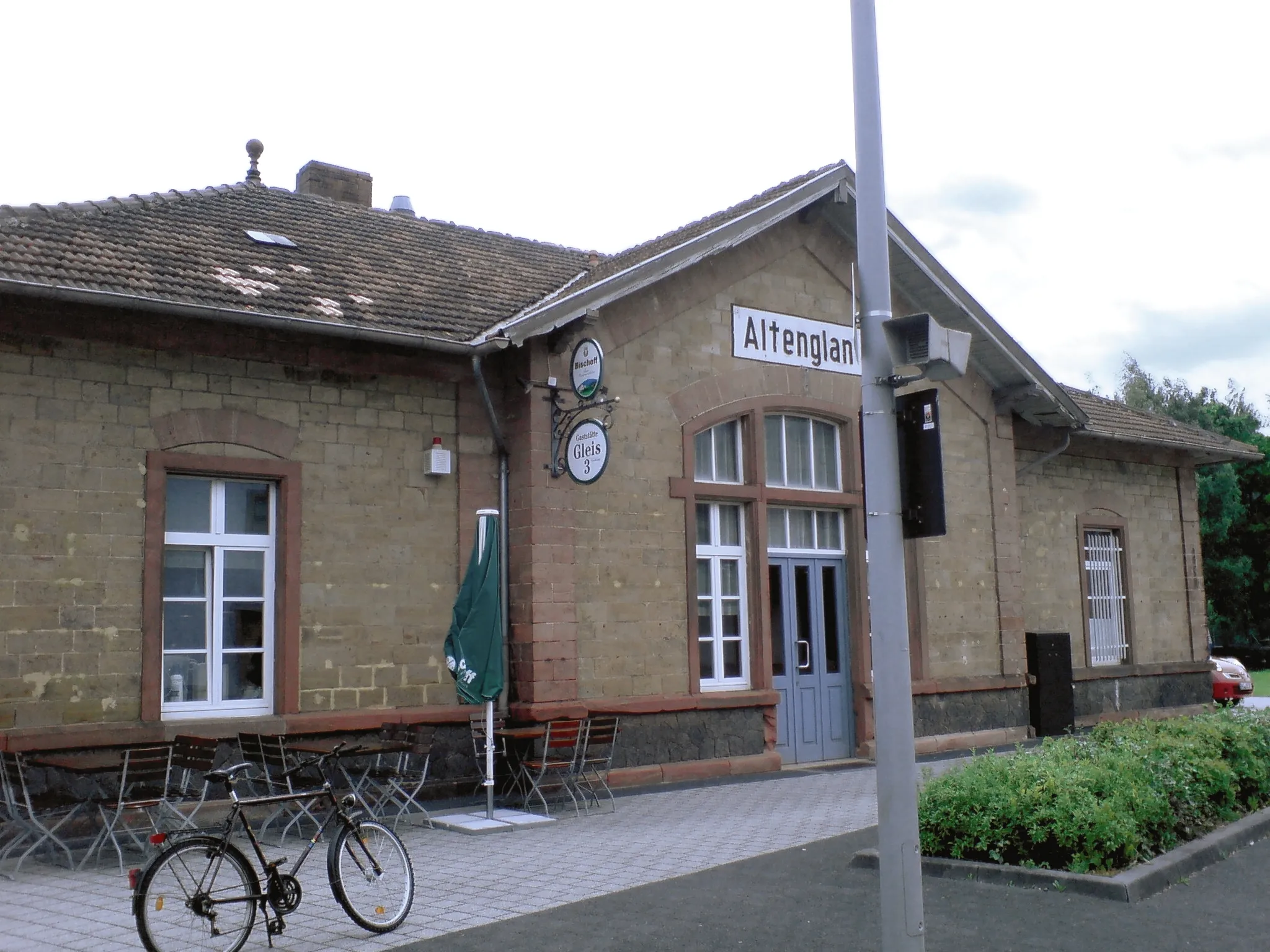 Photo showing: Bahnhof Altenglan Straßenseite