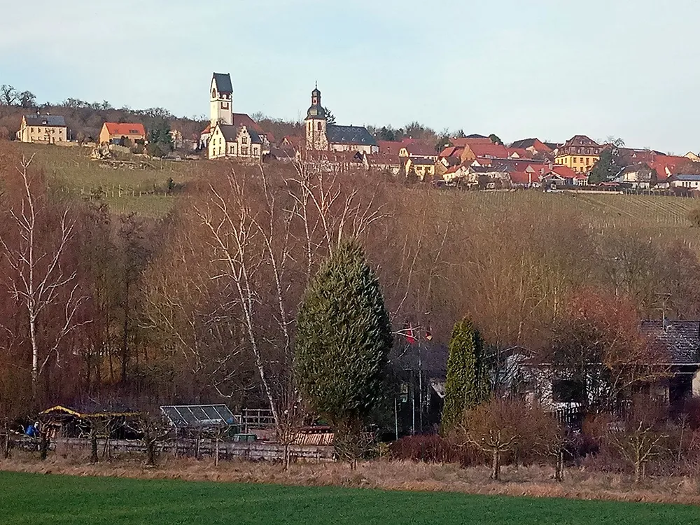 Photo showing: Zell, von Harxheim aus gesehen