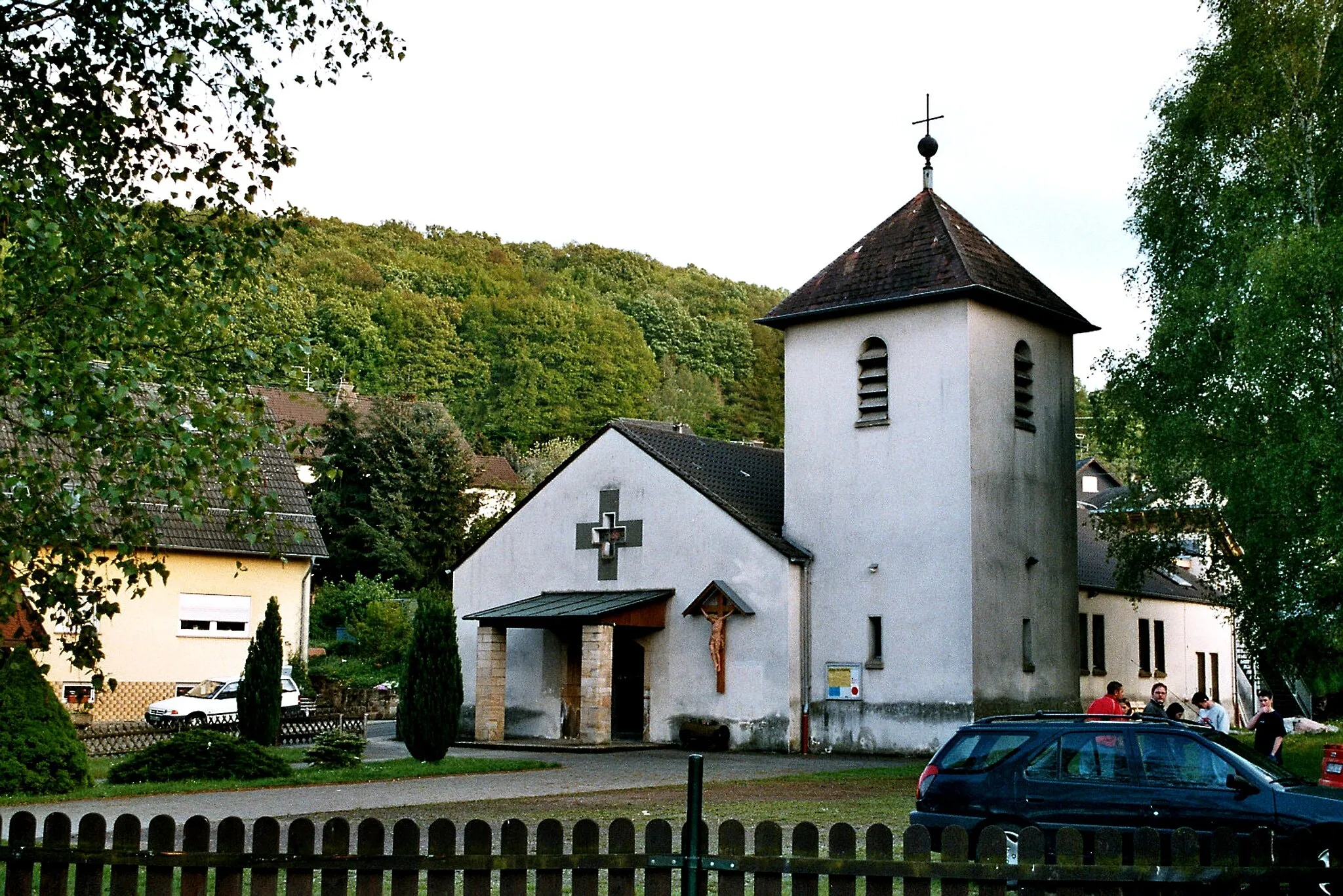 Photo showing: Steinbach am Glan, the village church