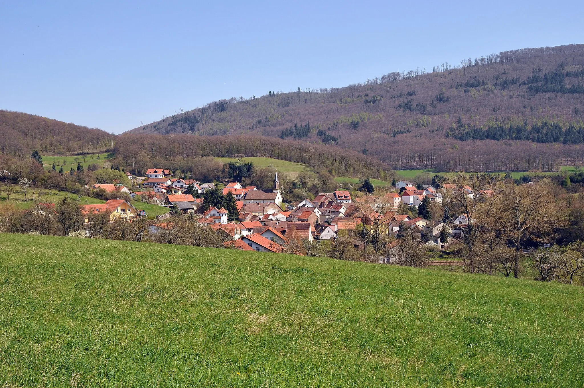 Photo showing: The Town "Marienthal" near Rockenhausen in Rhineland-Palatinate, Germany.
