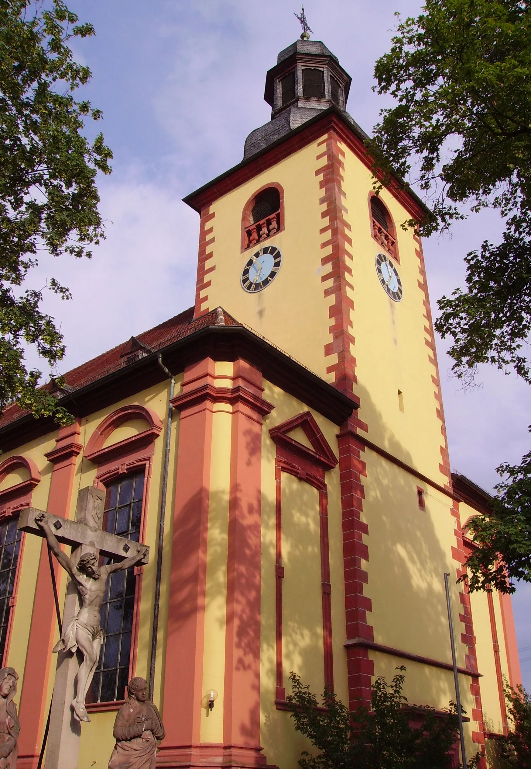 Photo showing: church of Abenheim, Germany