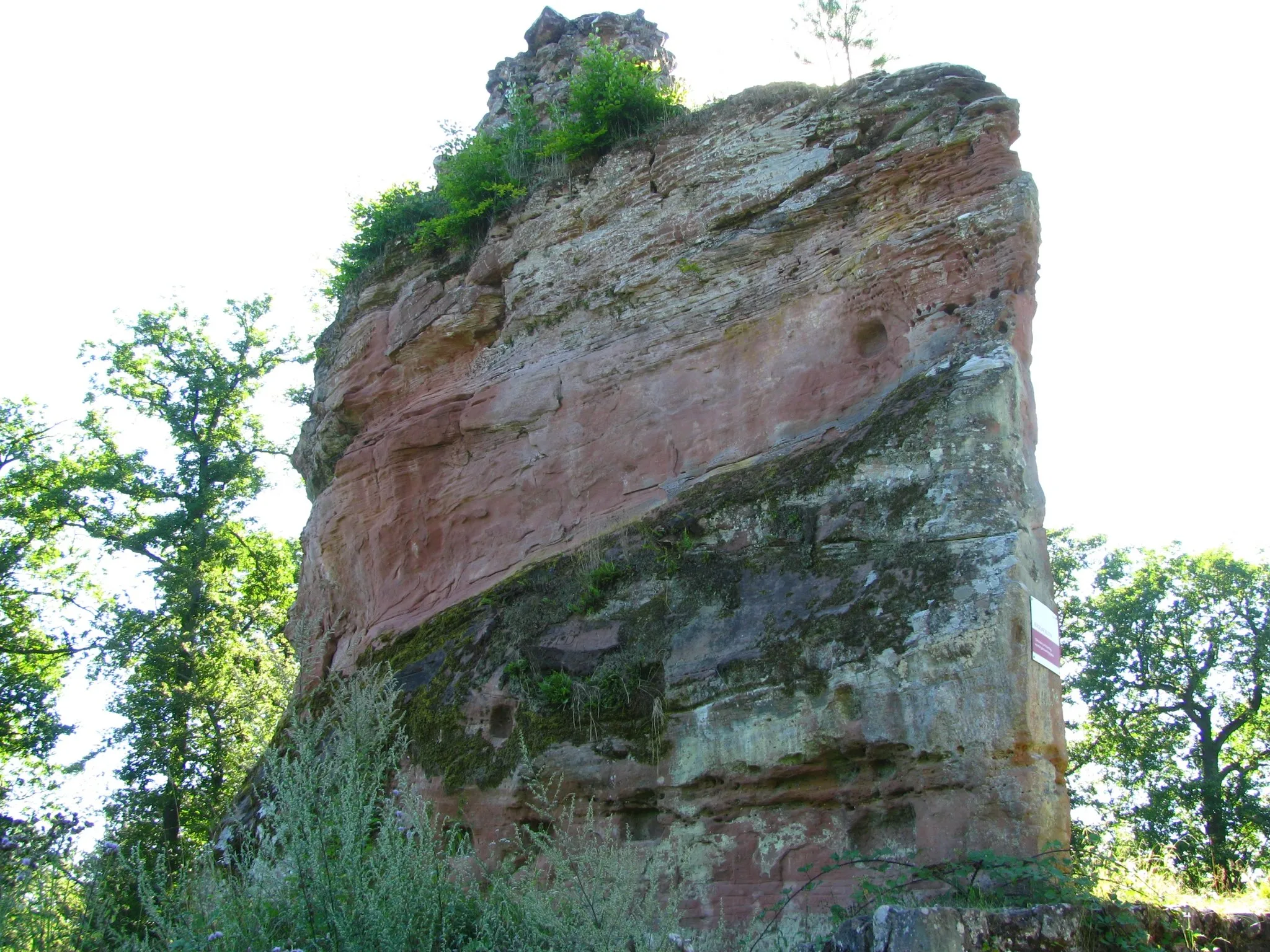 Photo showing: Ruine der Burg Beilstein während eines Ausfluges