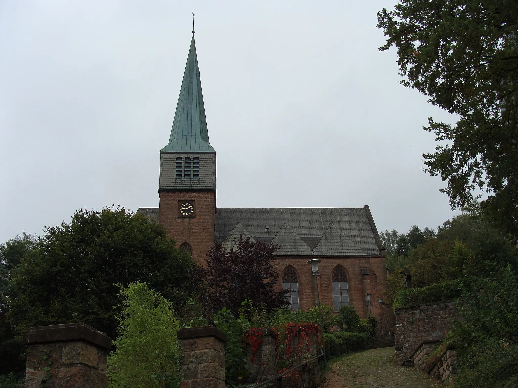 Photo showing: Katholische Pfarrkirche St. Rochus in Hohenecken