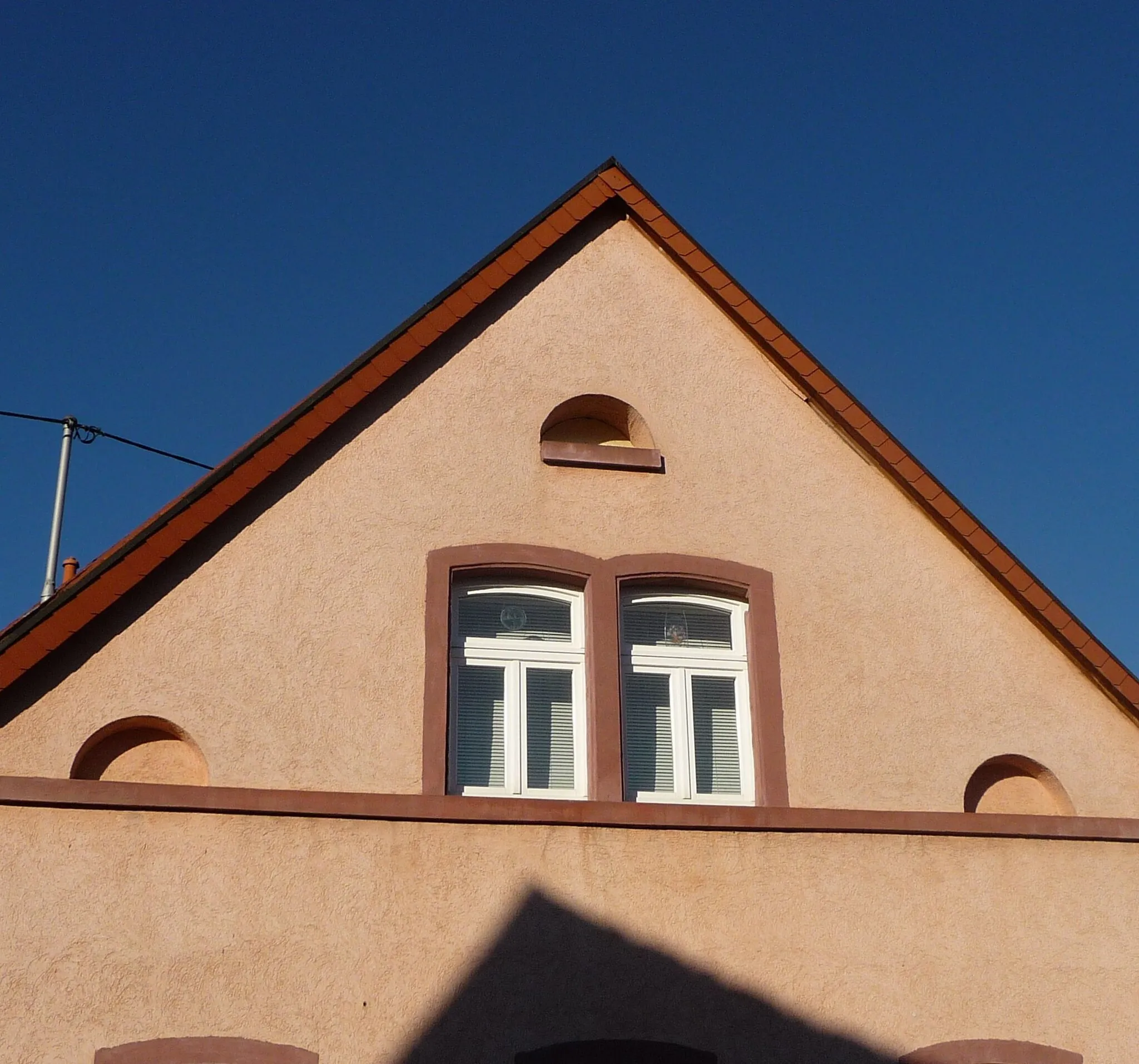 Photo showing: Giebel in Ruchheim