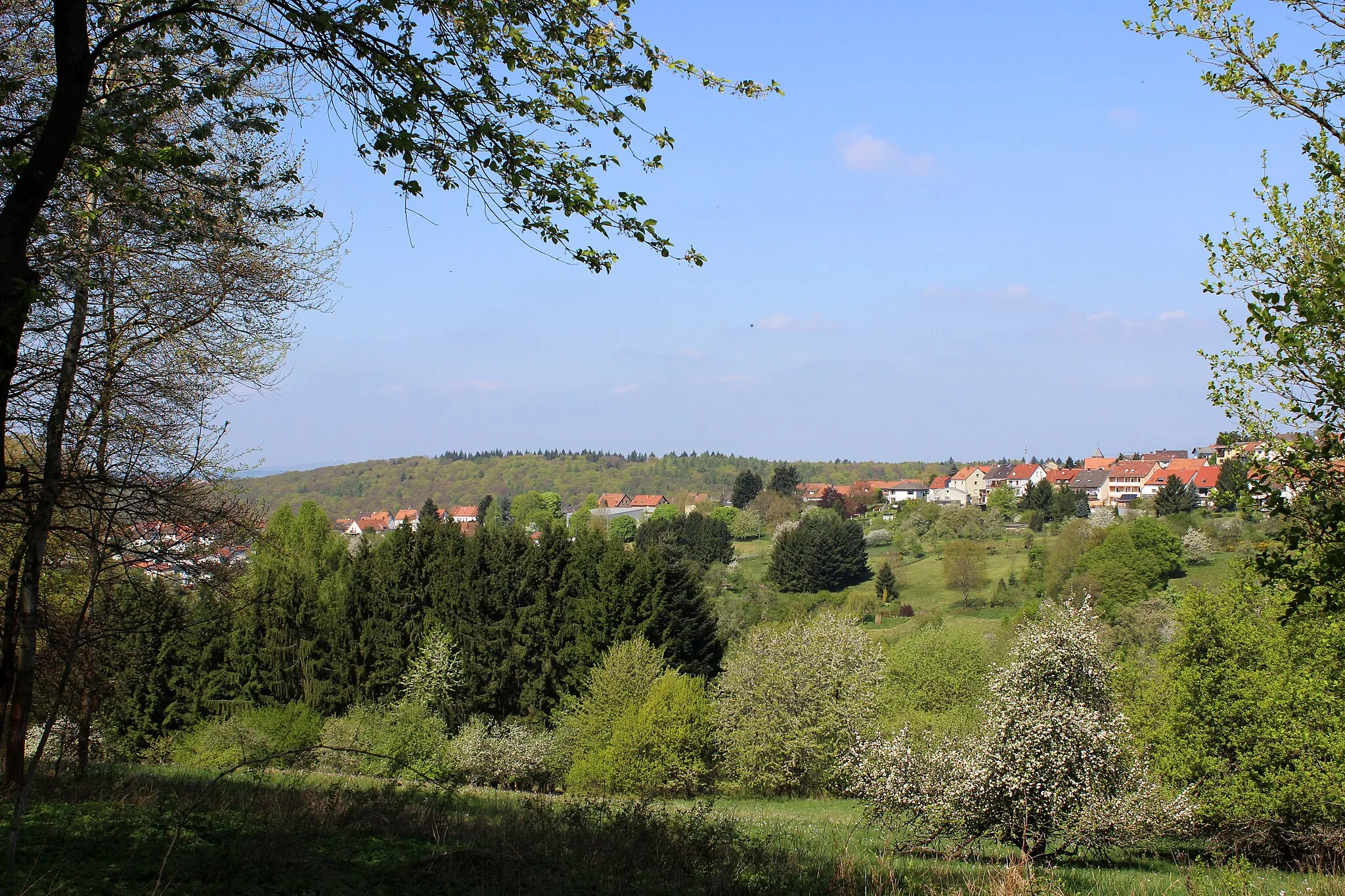 Photo showing: View of Münchwies, a district of Neunkirchen, Saarland