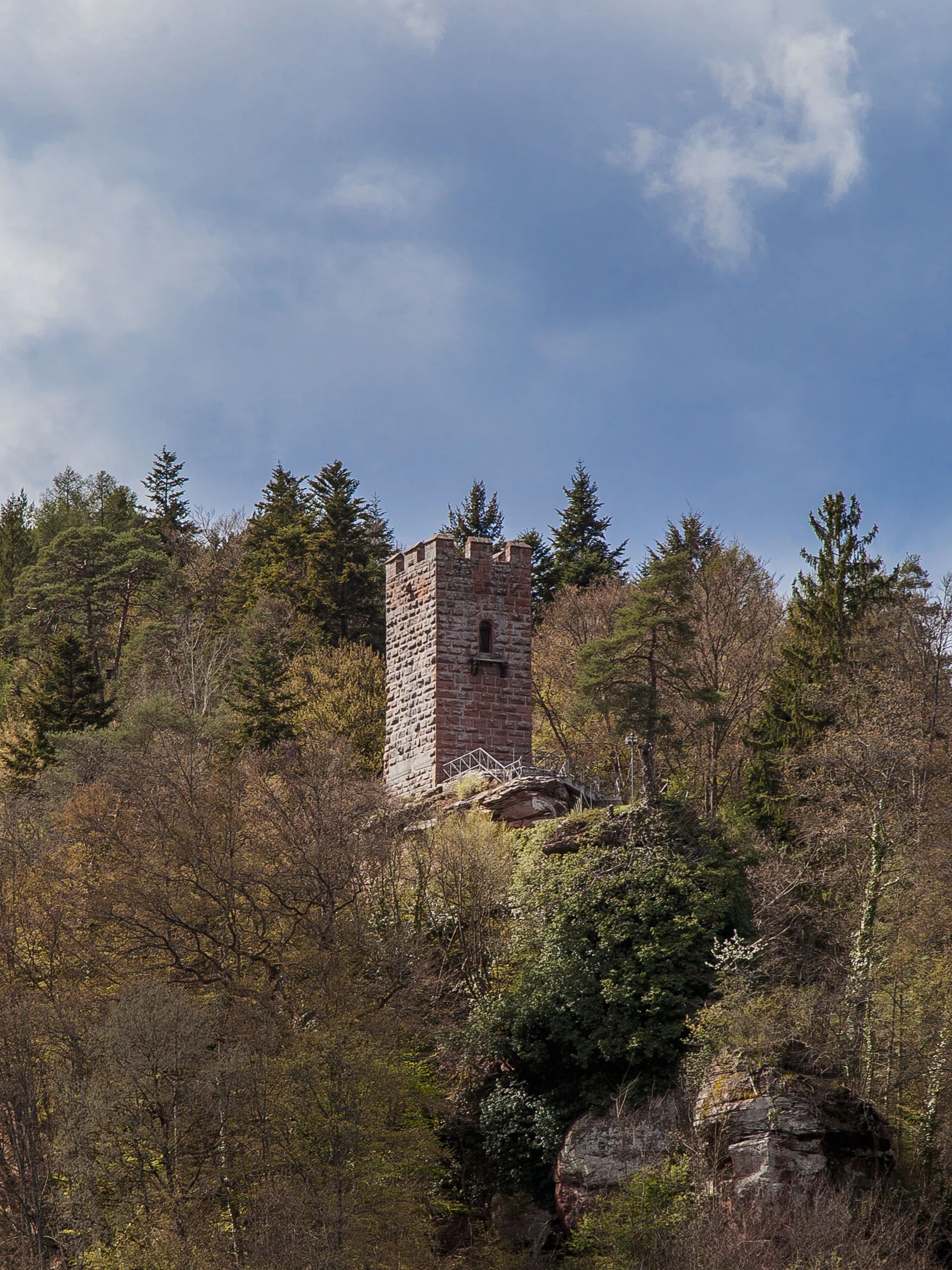 Photo showing: Burg Breitenstein im Speyerbach-Tal