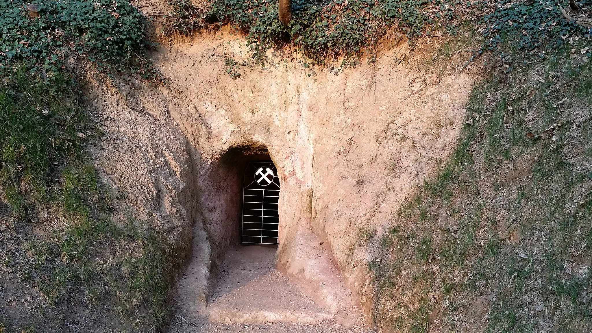 Photo showing: Beltzhohl adit, near Hirschberg-Großsachsen.