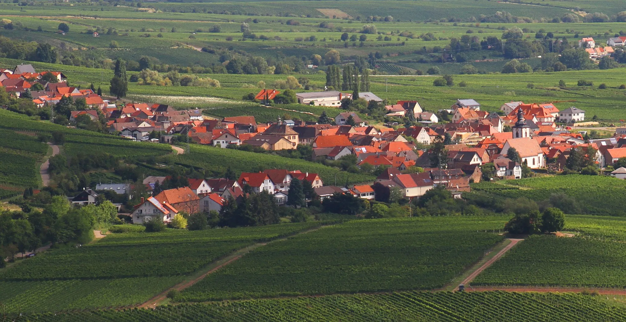 Photo showing: Weyher in der Pfalz von der Annakapelle