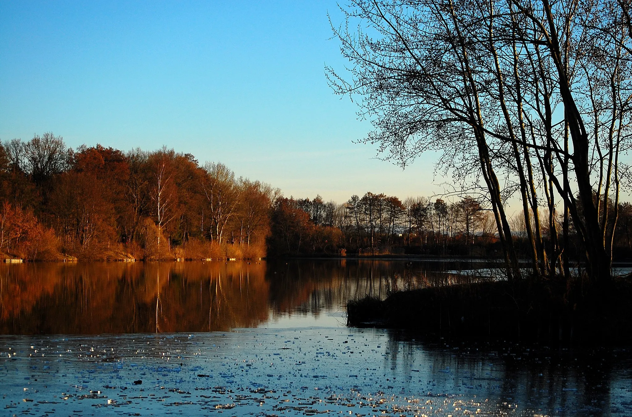 Photo showing: Steinrodsee bei Gräfenhausen