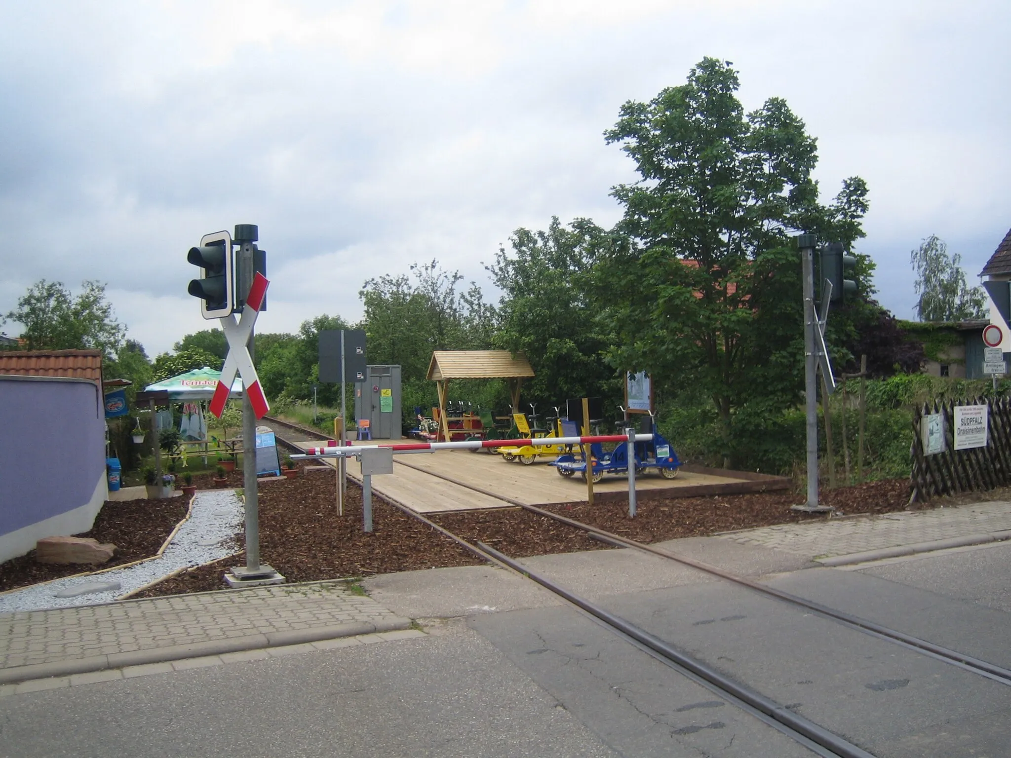 Photo showing: Draisinenstation Westheim