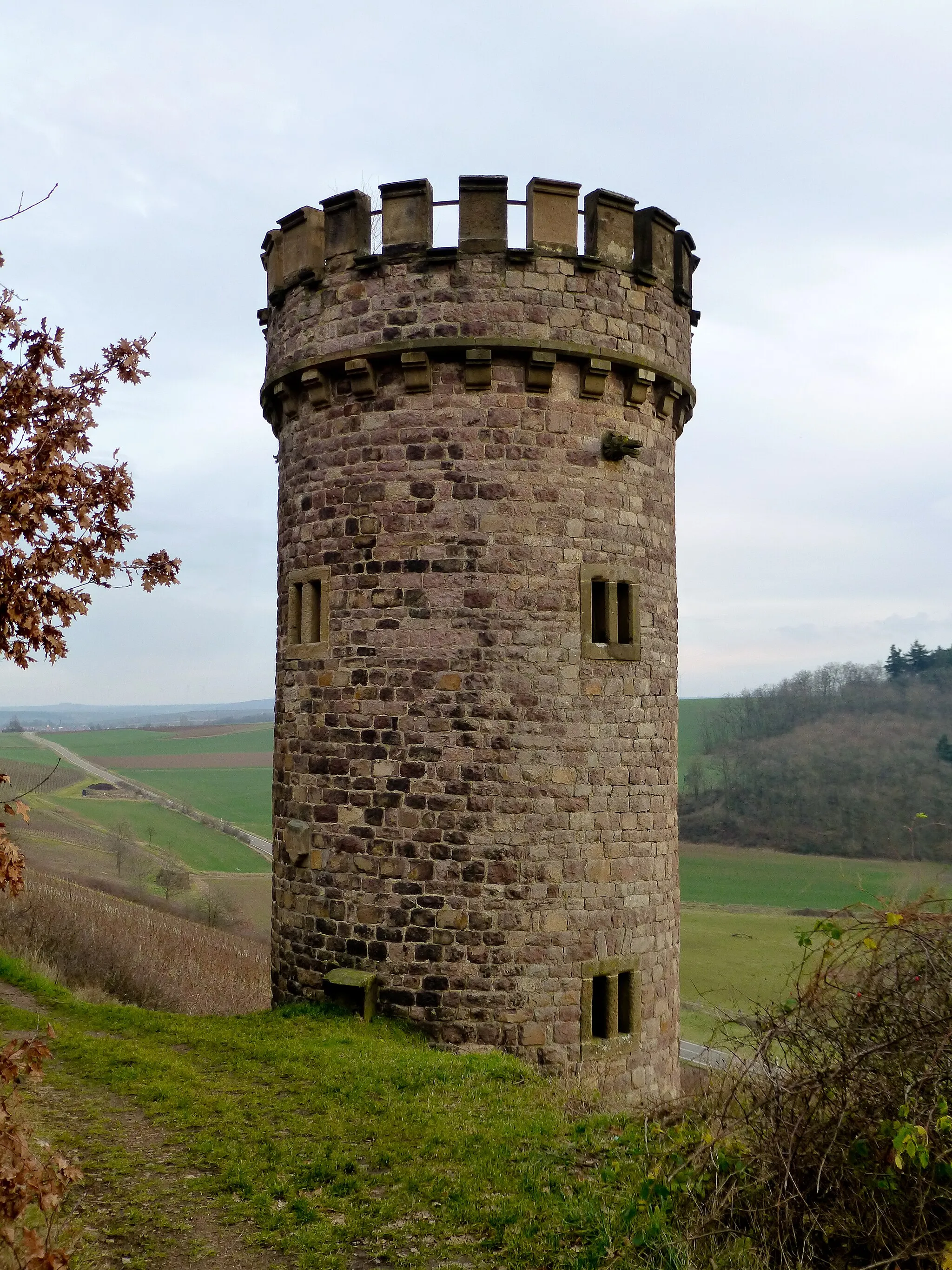 Photo showing: Ajaxturm; Ansicht vom oberhalb verlaufenden Wanderweg