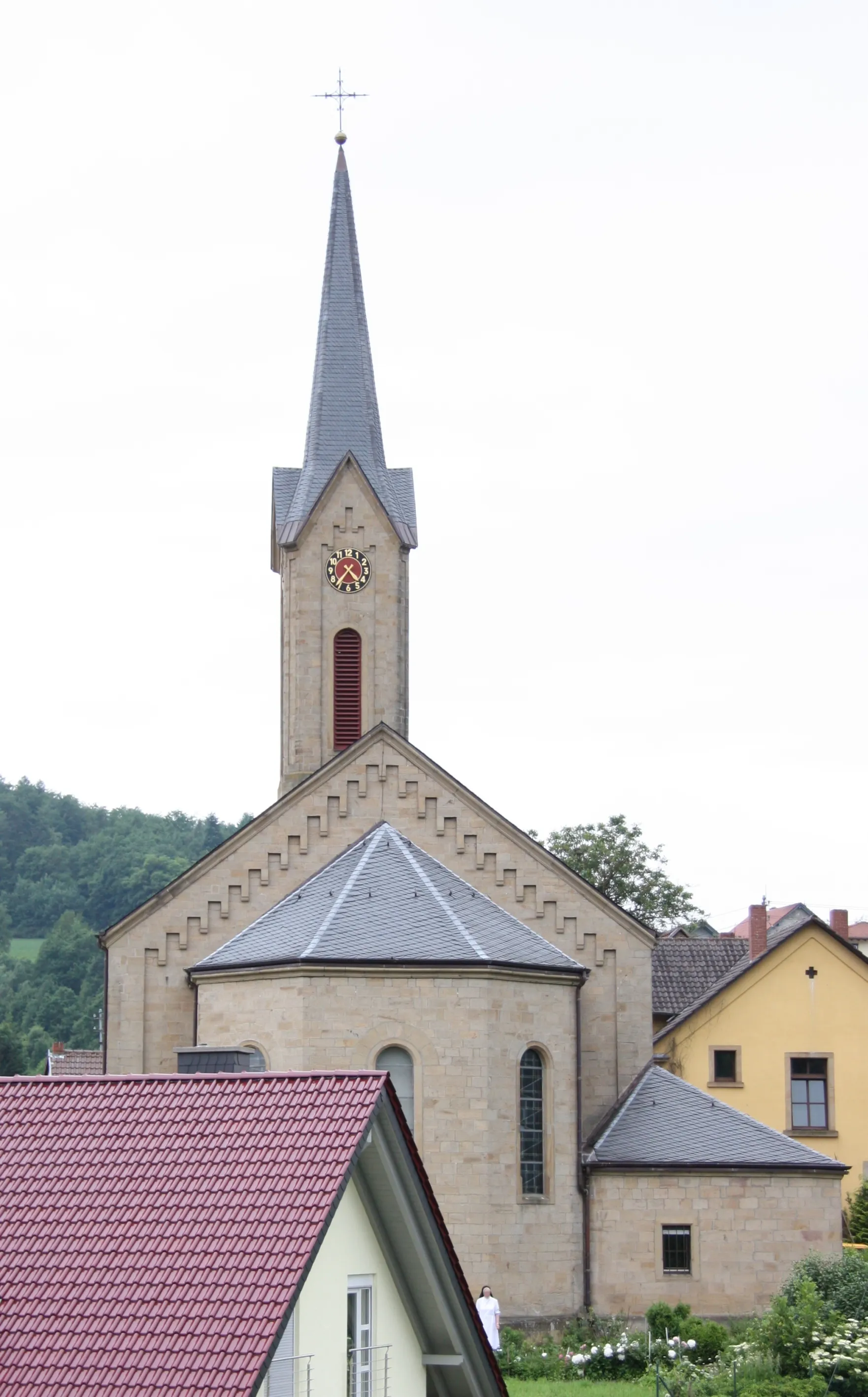 Photo showing: Katholische Pfarrkirche St. Johannes Nepomuk in Reipoltskirchen.