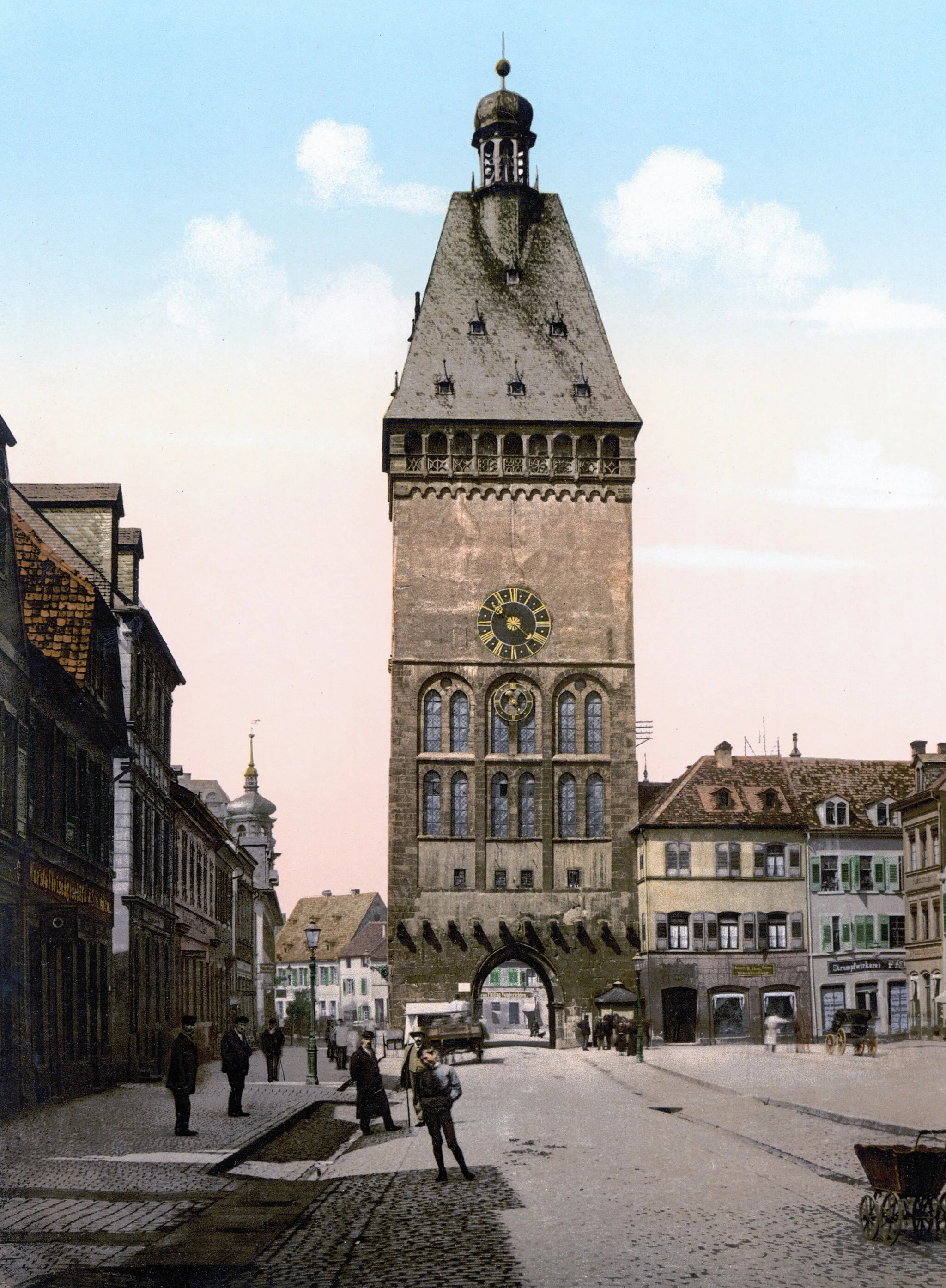 Photo showing: Altpörtel in Speyer um 1900