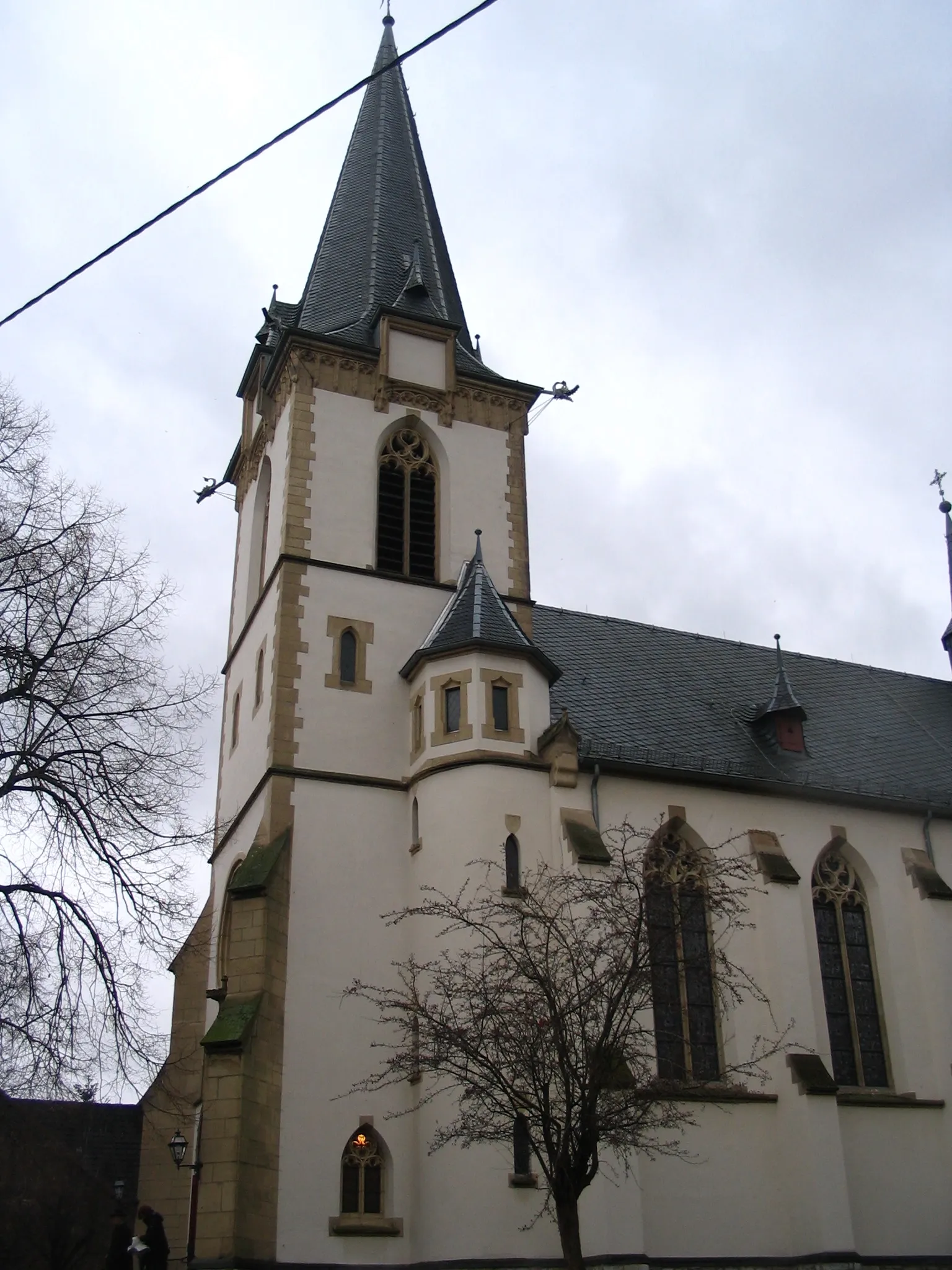 Photo showing: Catholic curch in Langenlonsheim, Germany