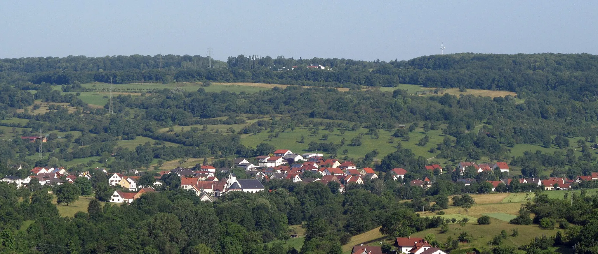 Photo showing: Blick aus östlicher Richtung über Rubenheim