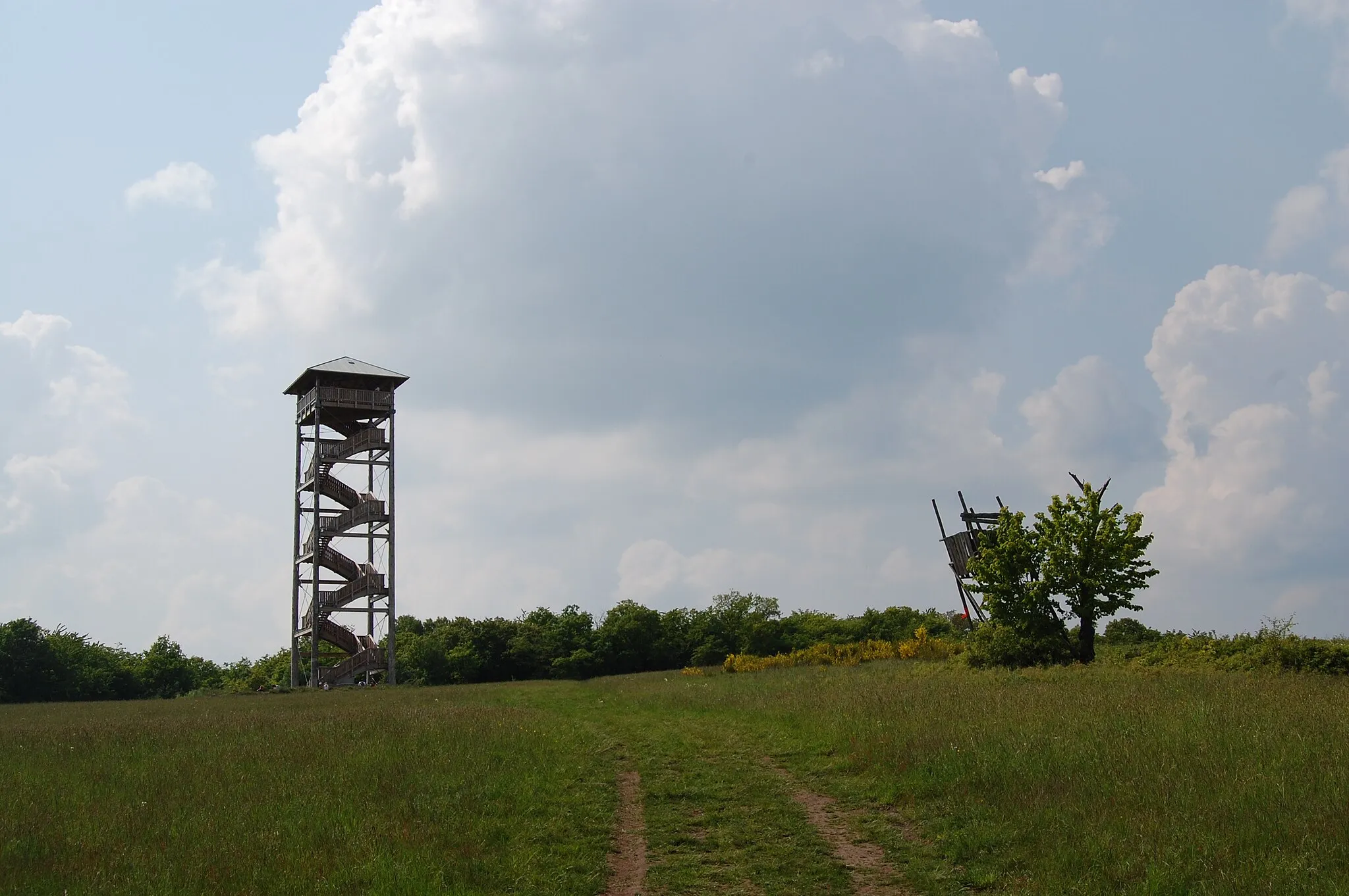 Photo showing: The Heimberg tower near Schloßböckelhiem, Naheland, Germany,