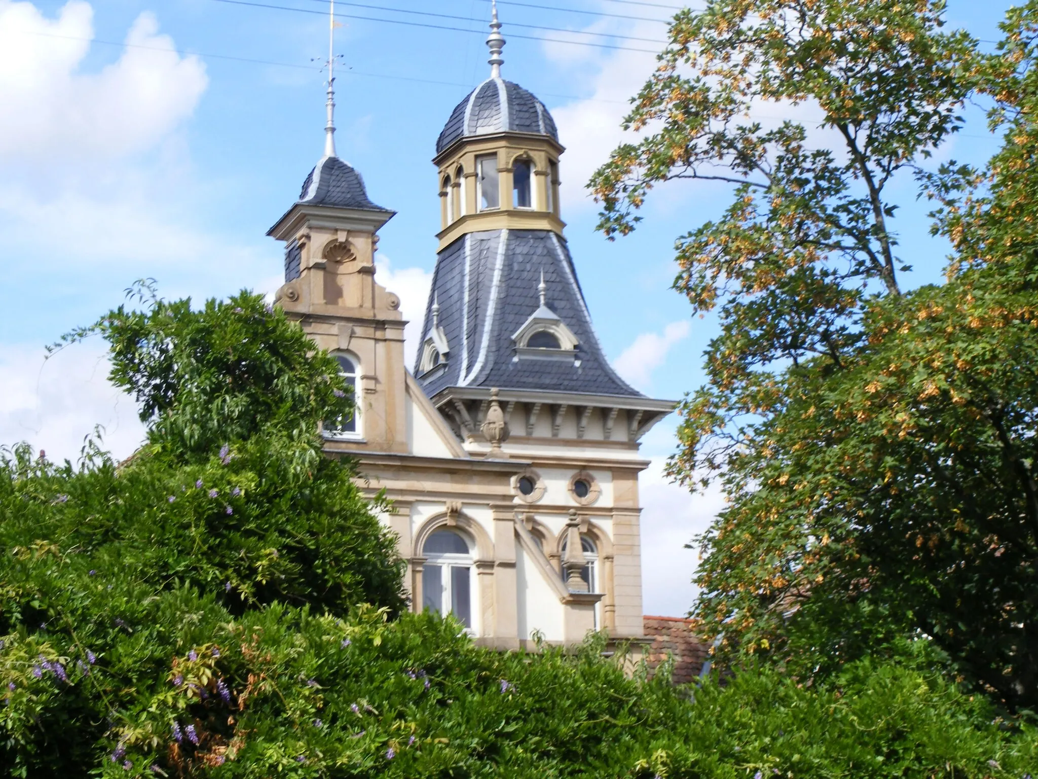 Photo showing: Loblocher Schlössel / Weingut Hick-Estelmann in Gimmeldingen