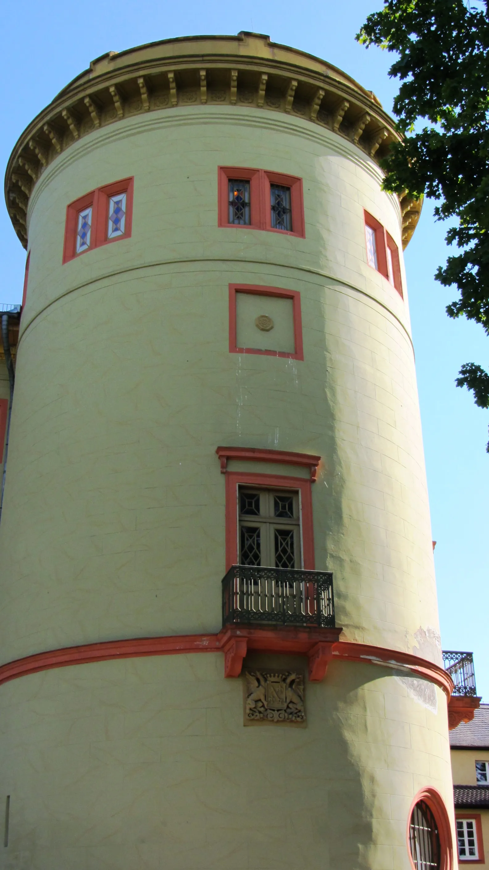 Photo showing: Tour de la Bibliothèque, Château de Herrnsheim