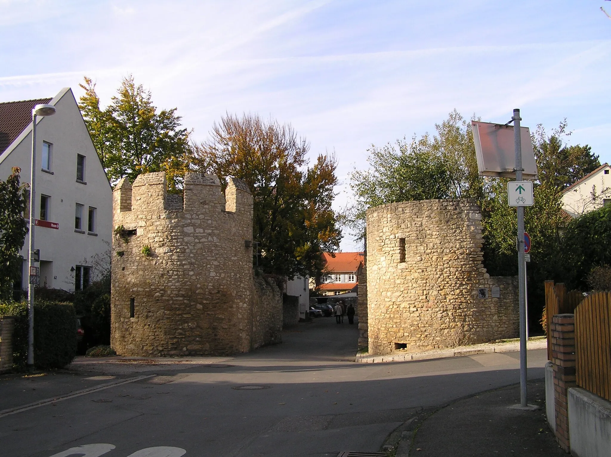 Photo showing: Stiegelgässer Tor (auch Stiegelpforte) vom Süden gesehen