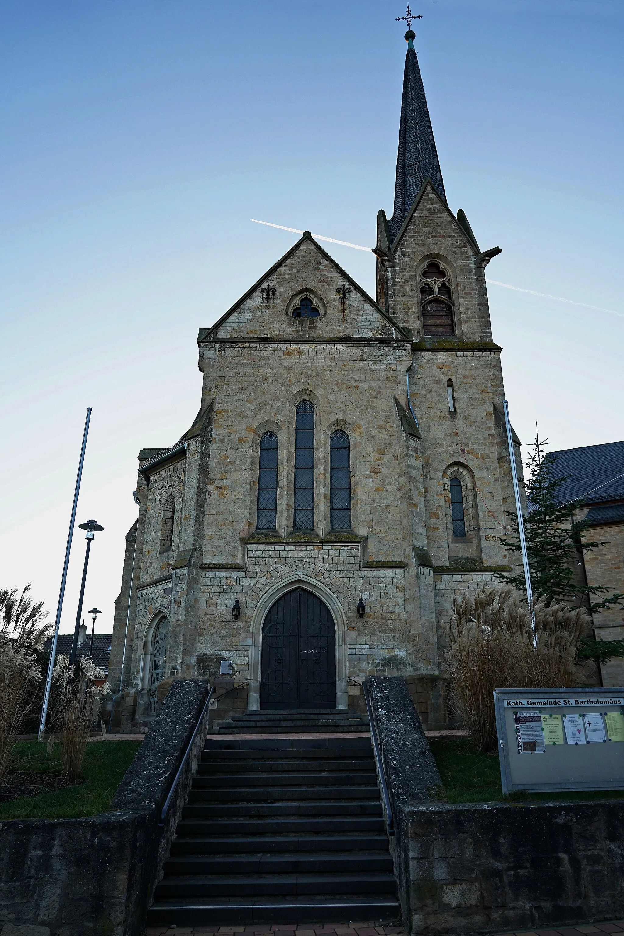 Photo showing: Saulheim Kultur und Sehenswürdigkeiten katholische Kirche St. Bartholomäus