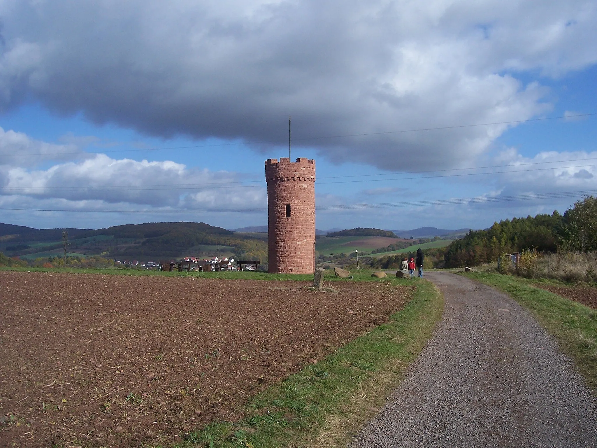 Photo showing: Der Wartturm bei Altenkirchen