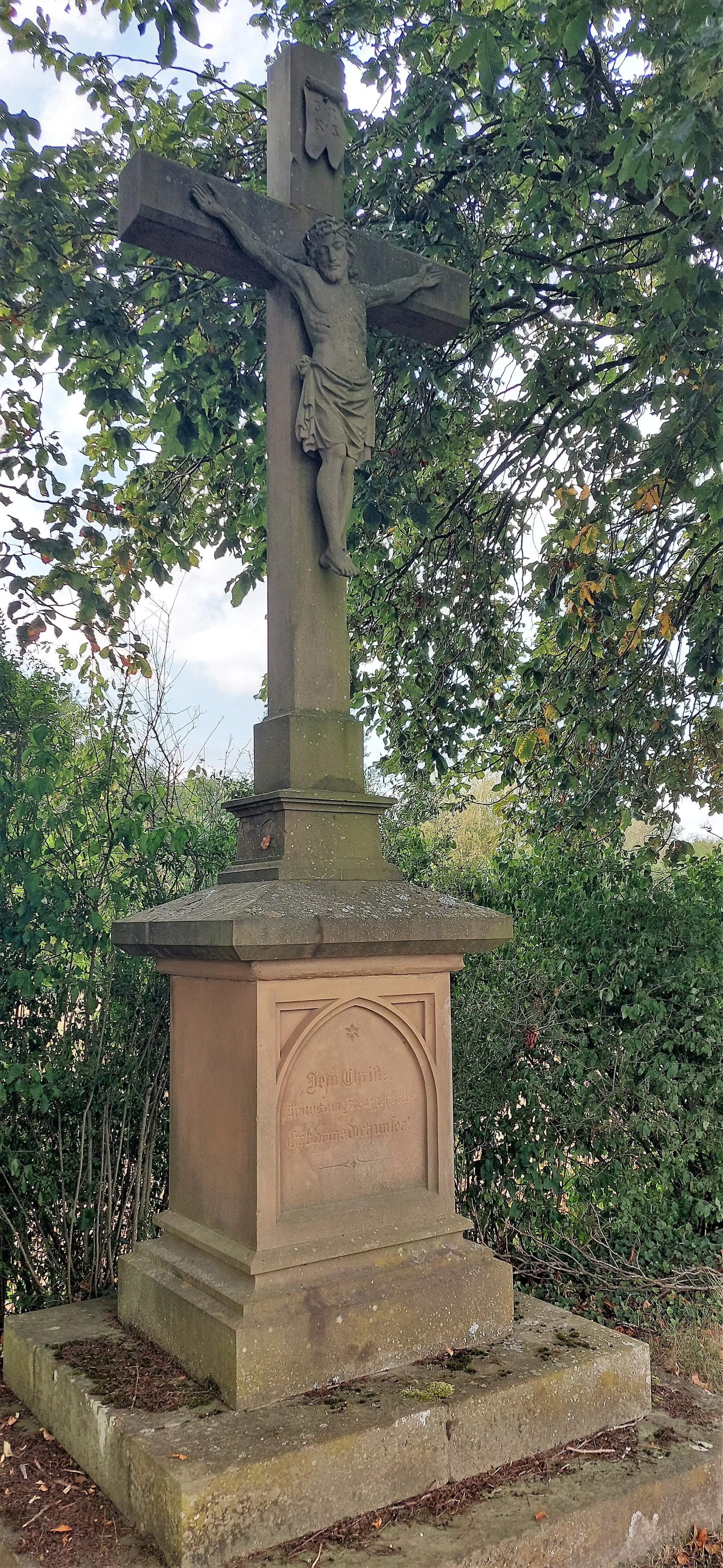 Photo showing: Crucifix Hauptstrasse à Schaidt