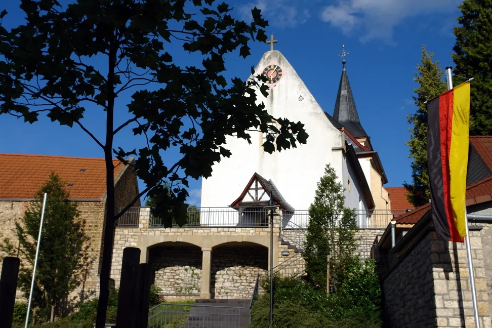 Photo showing: Church in Soergenloch, Germany