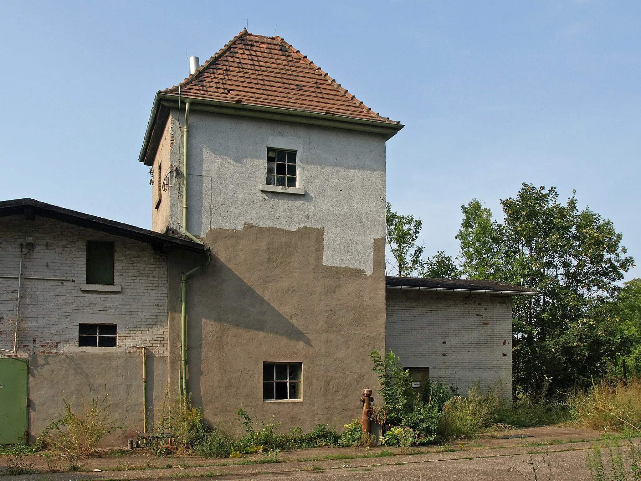 Photo showing: Wasserturm auf dem ehemaligen Bahnhofsgelände in Offstein