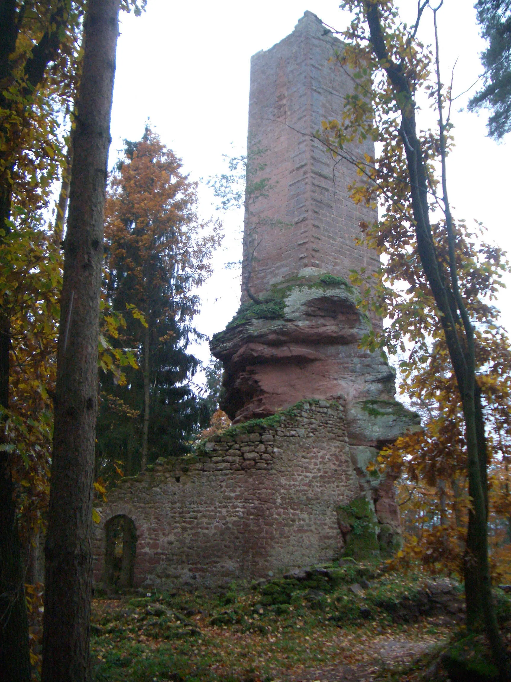 Photo showing: Die Burgruine Wineck bei Windstein / Obersteinbach im Elsaß