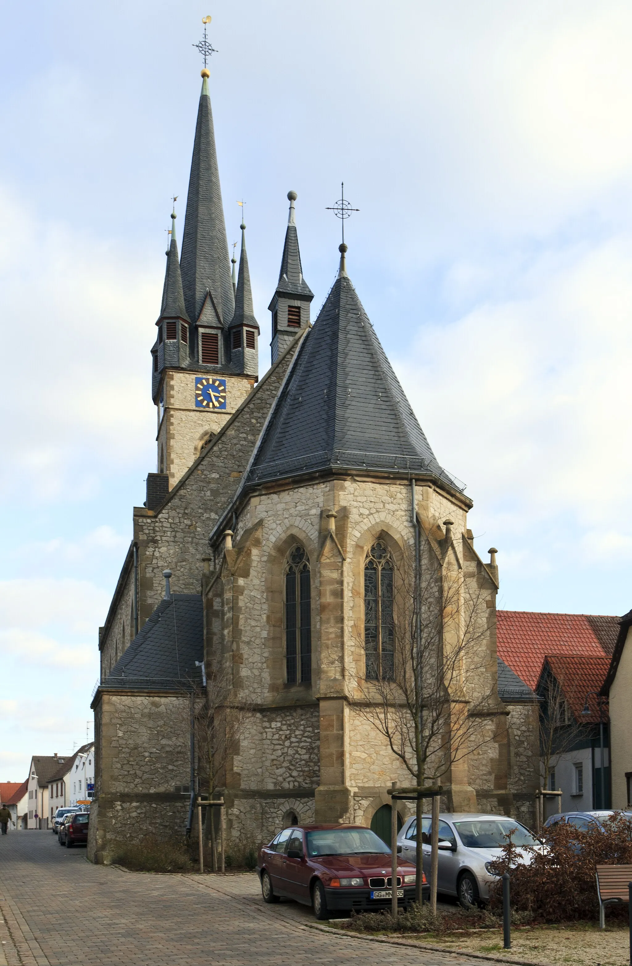 Photo showing: Trebur, Gemeindeteil Geinsheim am Rhein, evangelische Dietrich-Bonhoeffer-Kirche