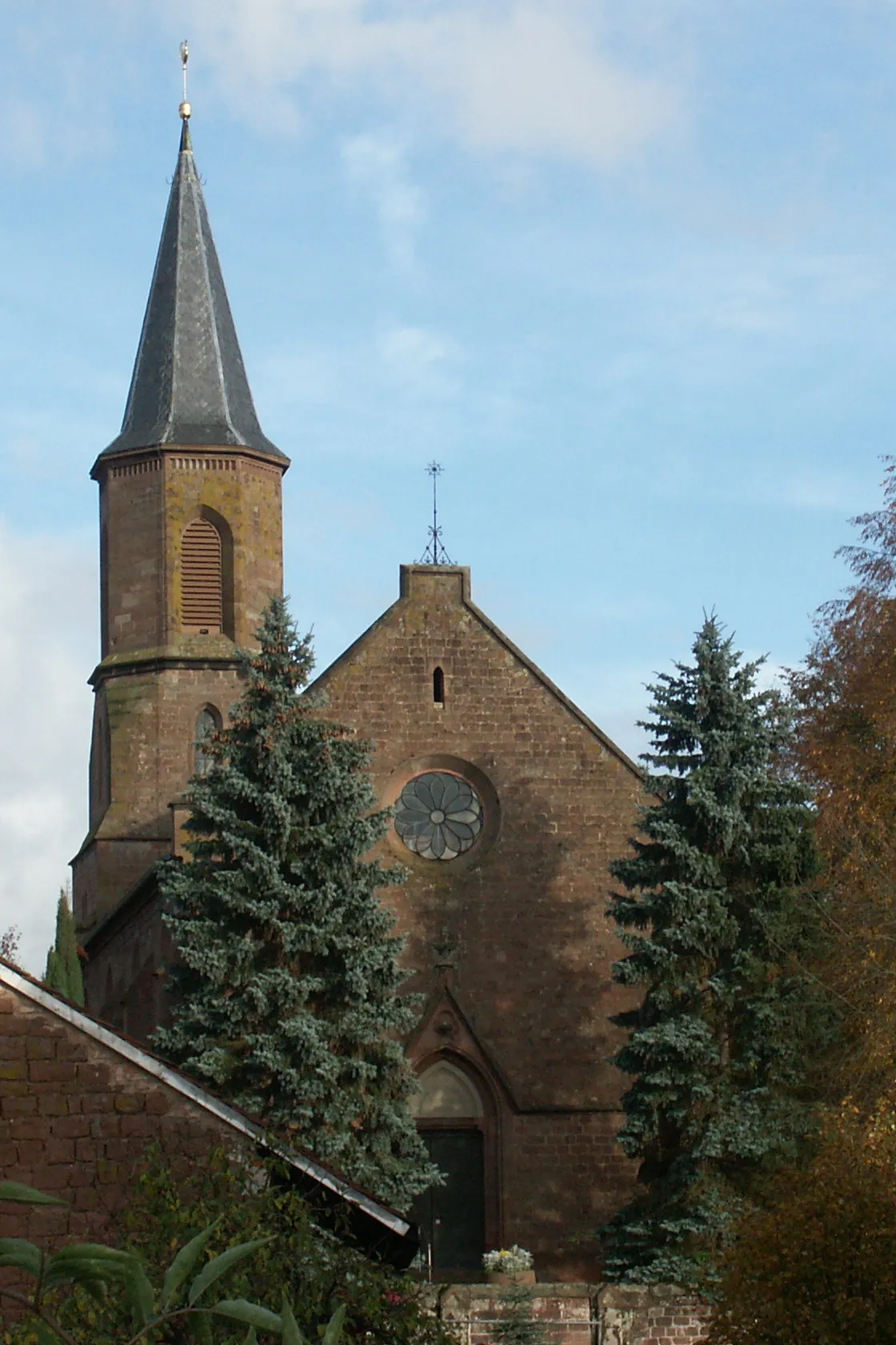 Photo showing: Protestantische Kirche Althornbach
