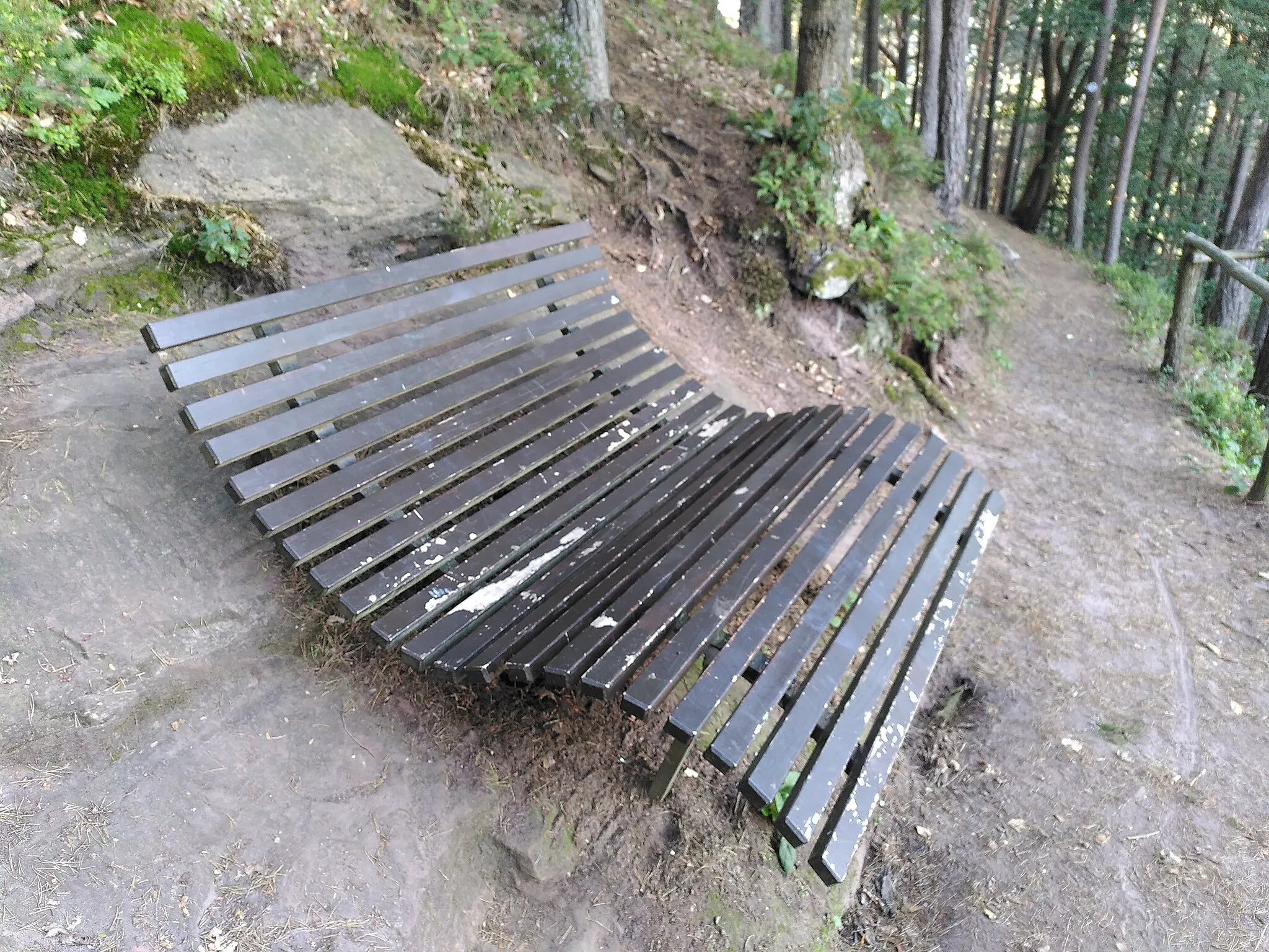 Photo showing: Waldsofa mit Panoramablick, Busenberger Waldschesslon