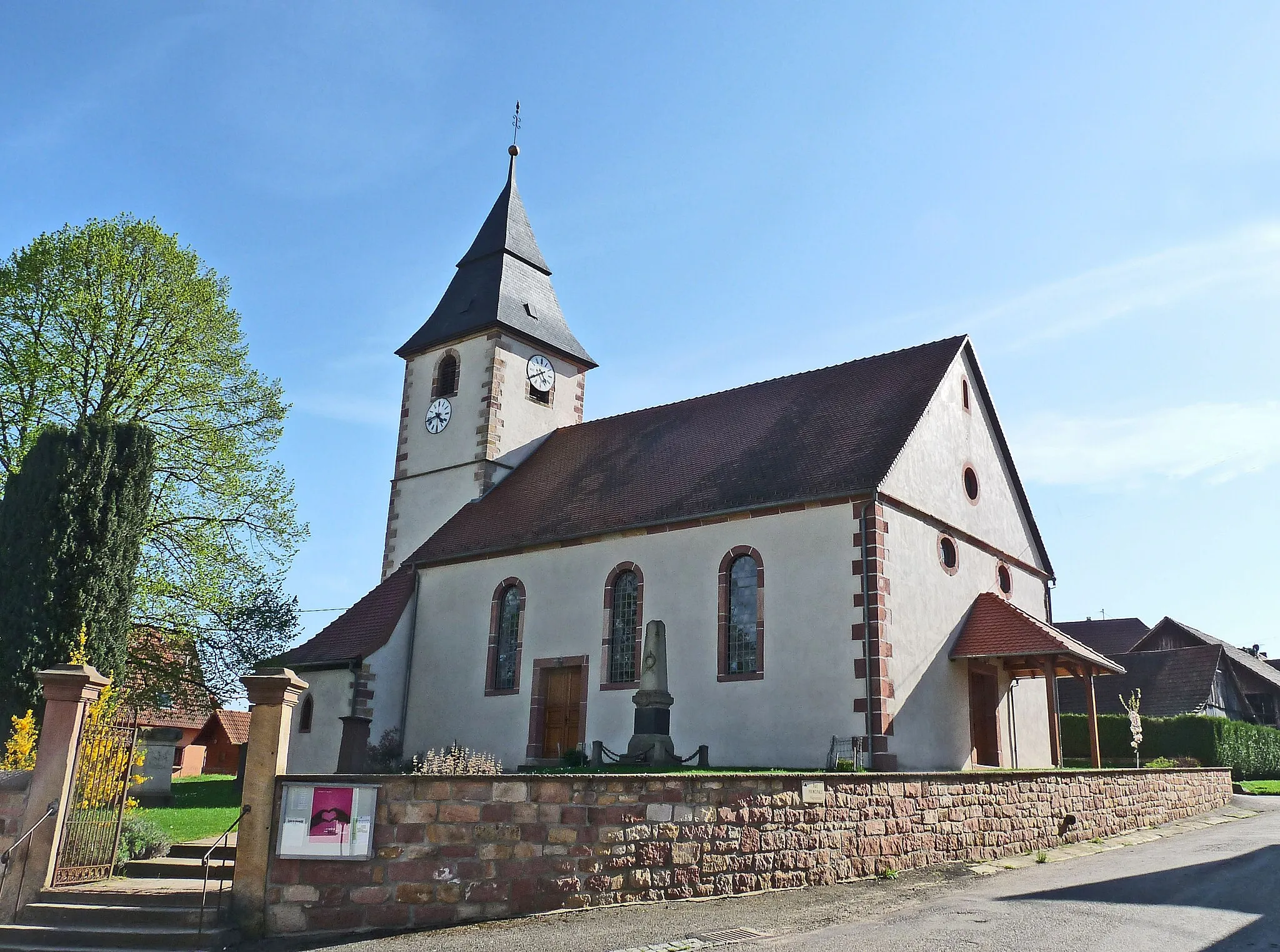 Photo showing: Eglise réformée de Cleebourg (Bas-Rhin)